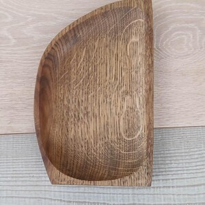 Wooden Bowls, Trinket Dish, Handmade Pear and Olive Wood Bowl image 14