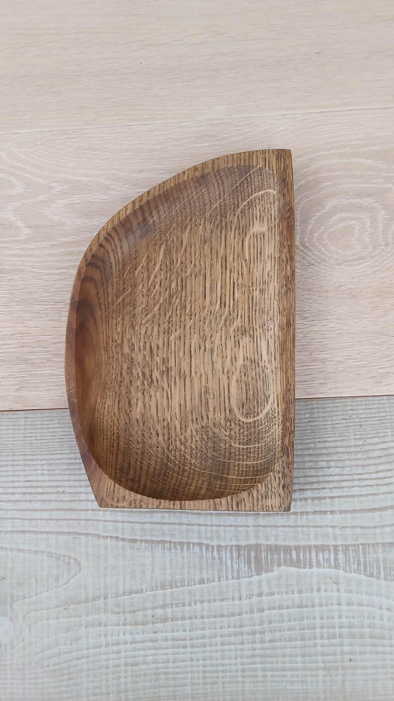 Wooden Bowls, Trinket Dish, Handmade Pear and Olive Wood Bowl image 14