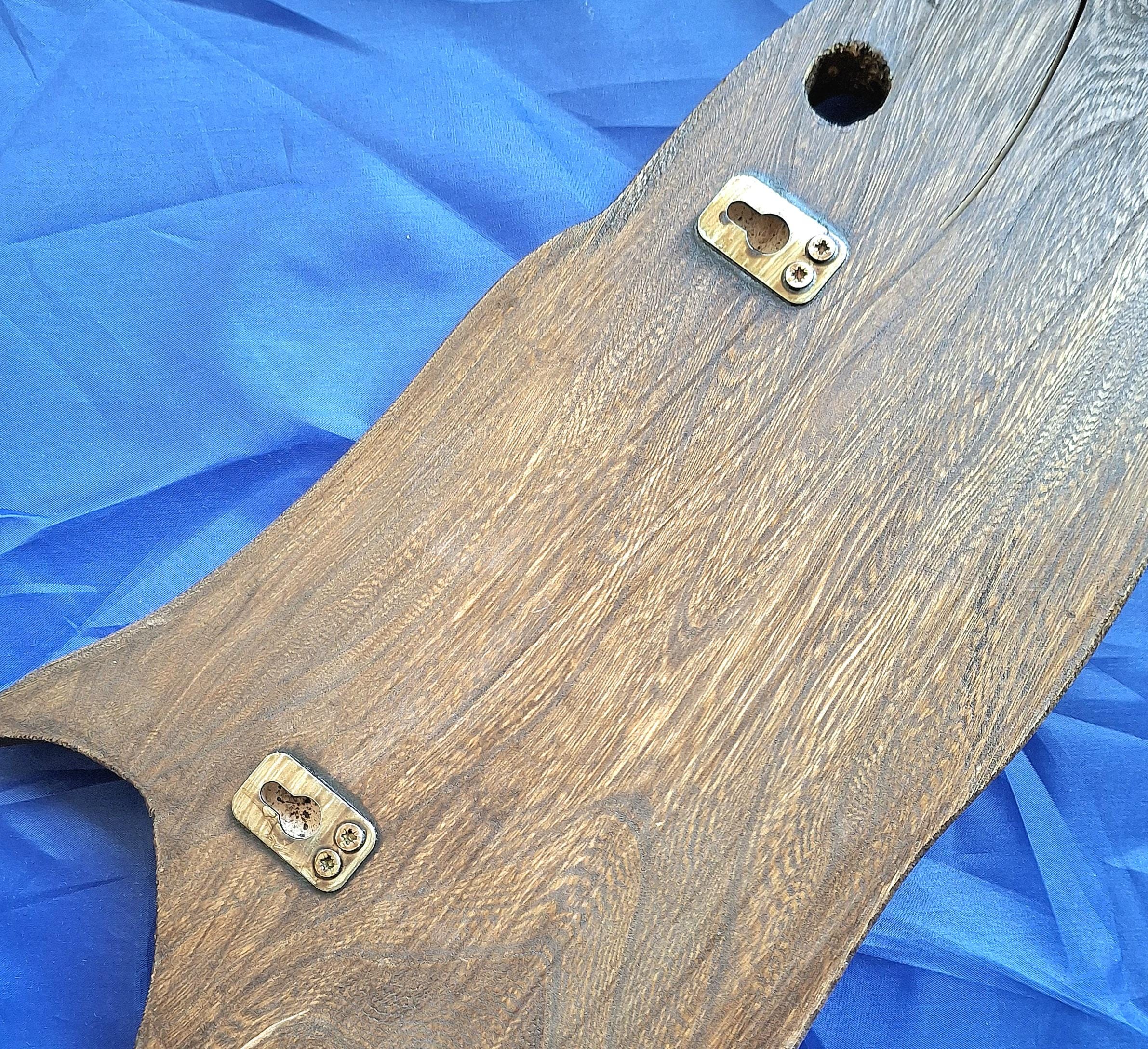 Handcrafted Elm Coat Rack: Rustic Farmhouse Wall Hanger — image 7