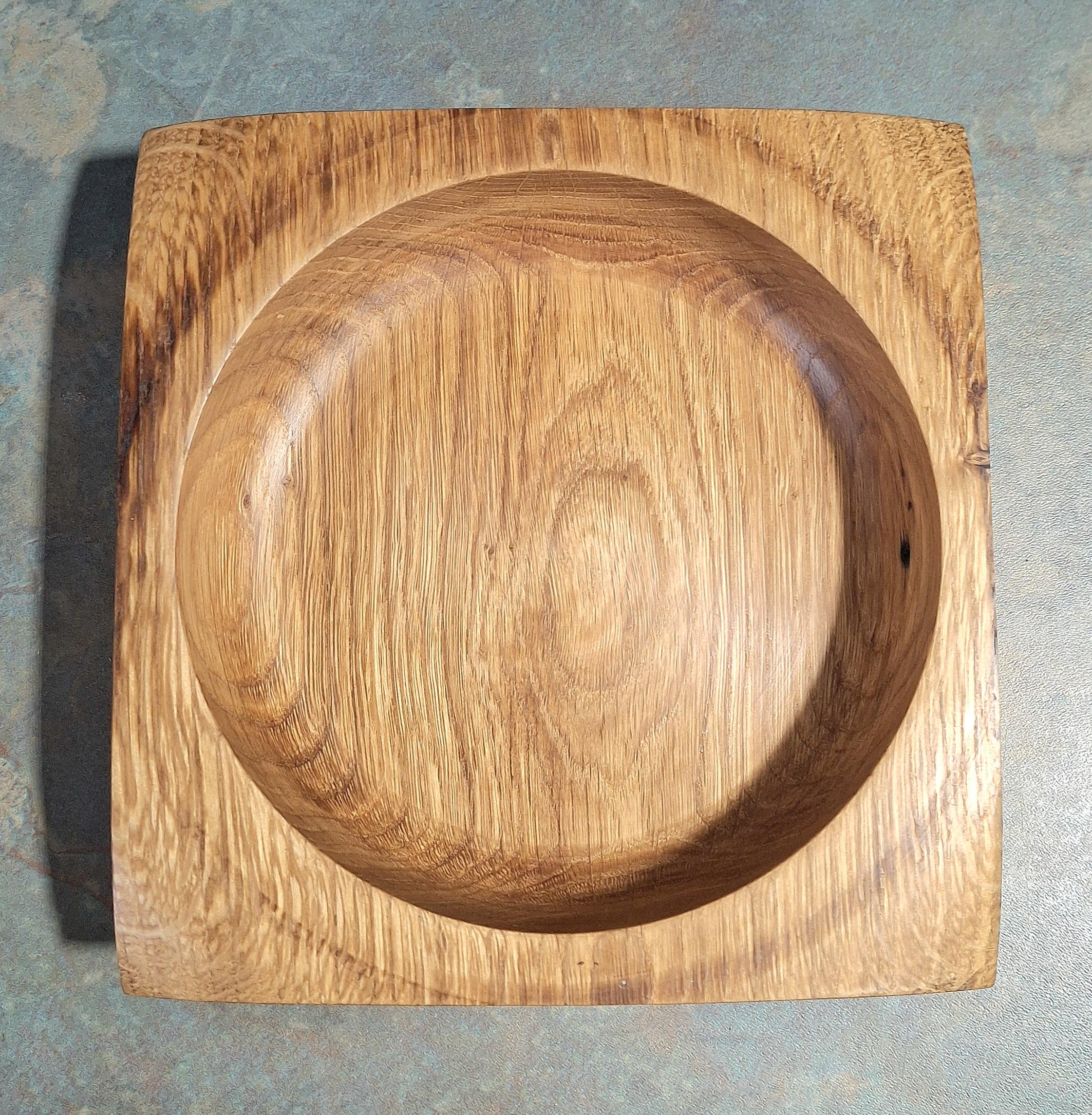 Handcarved Oak Trinket Box with Lid, Wooden Jewelry Box, Container for tea, herbs — image 8