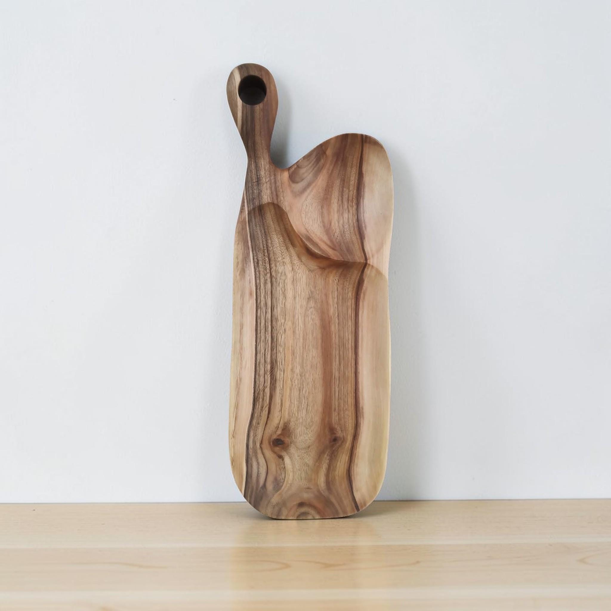 Handmade Wooden Bowls: Fruit or Salad Plate, Serving Platter, Rustic Decor — image 8