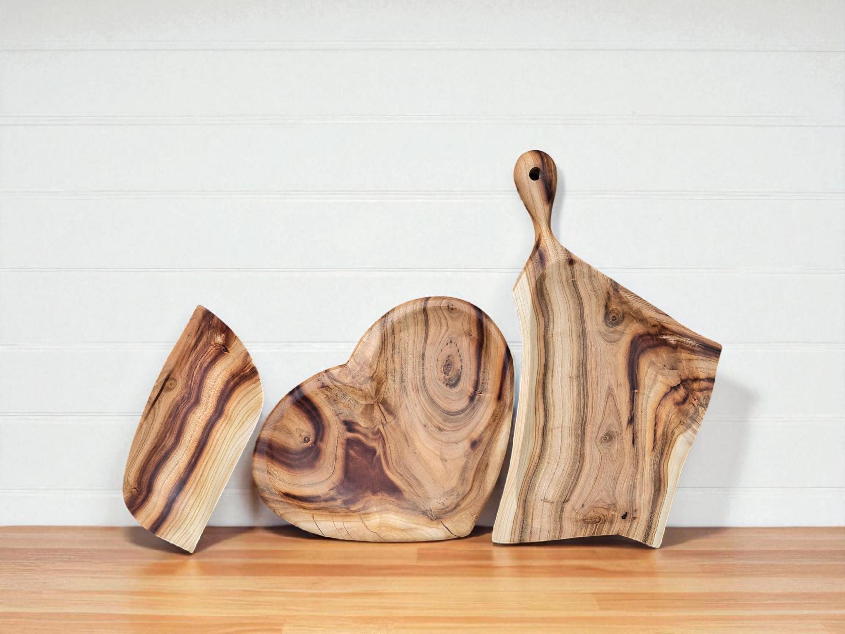 Apricot Wood Bowl: Rustic Serving Platter, Farmhouse Kitchen Decor — image 3