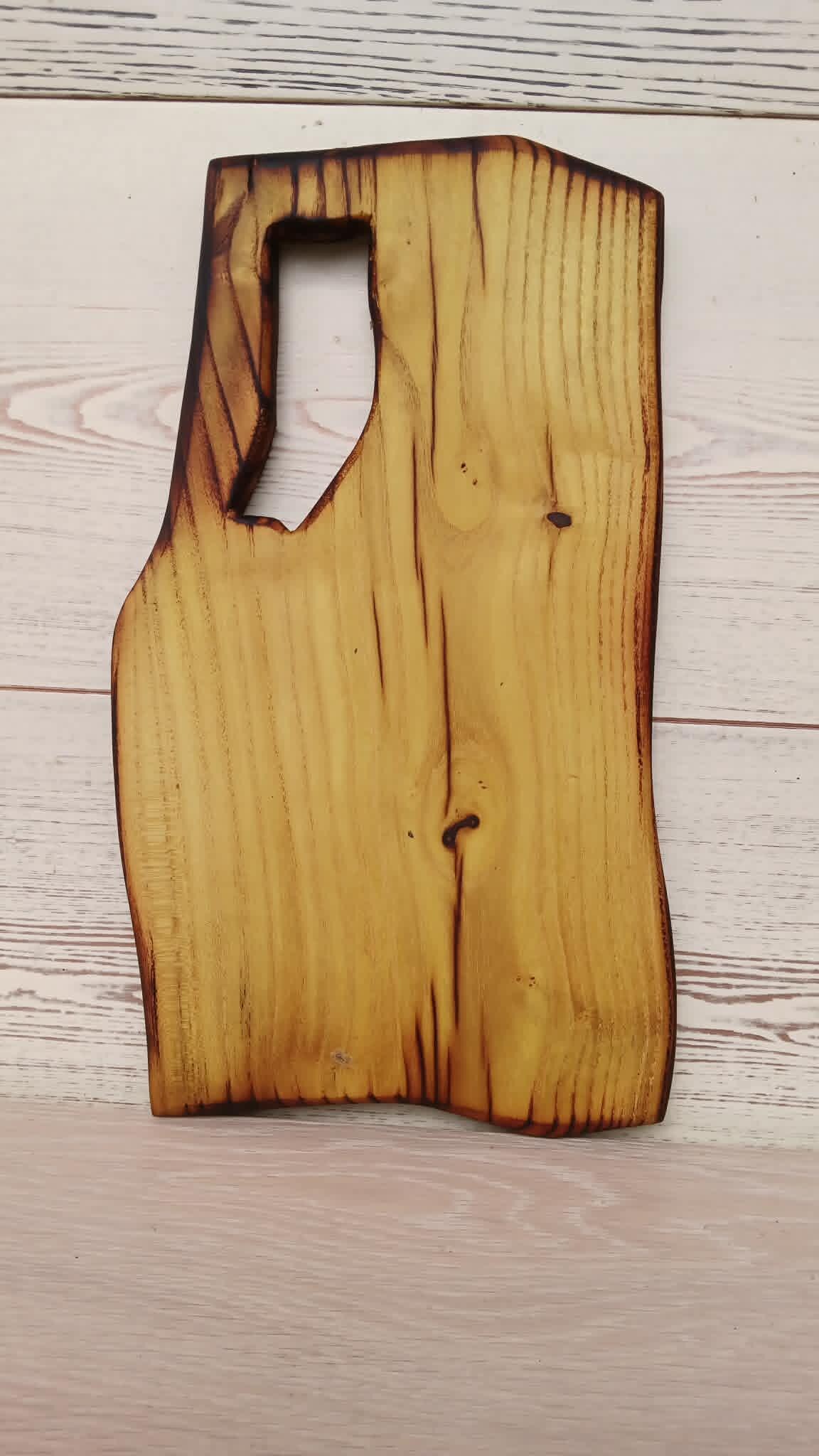 Handmade Wooden Chopping Board: Rustic Cutting Cheese Board — image 4