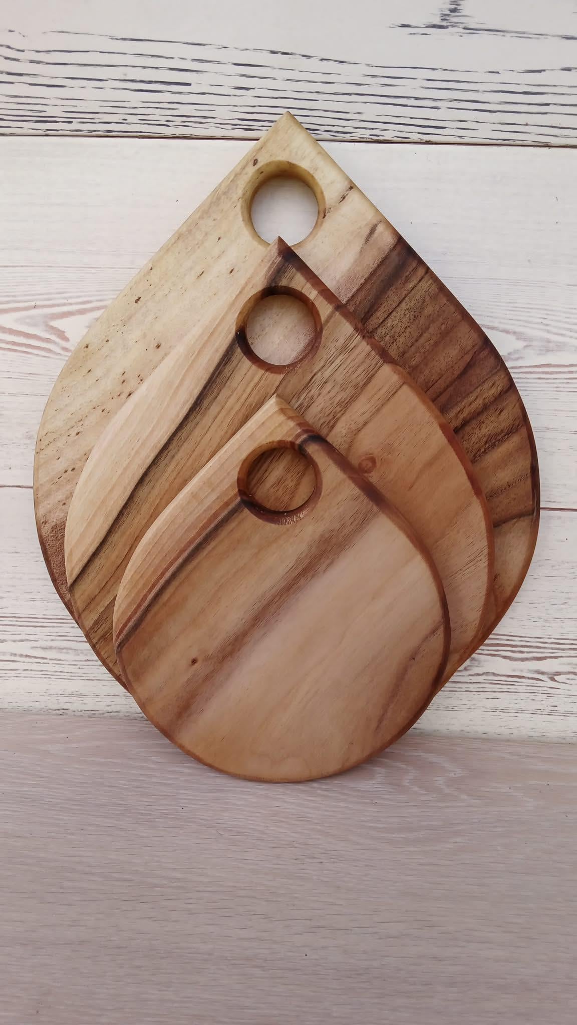 Handmade Sets Walnut Wood Chopping Board: Wooden Cutting Boards — image 6