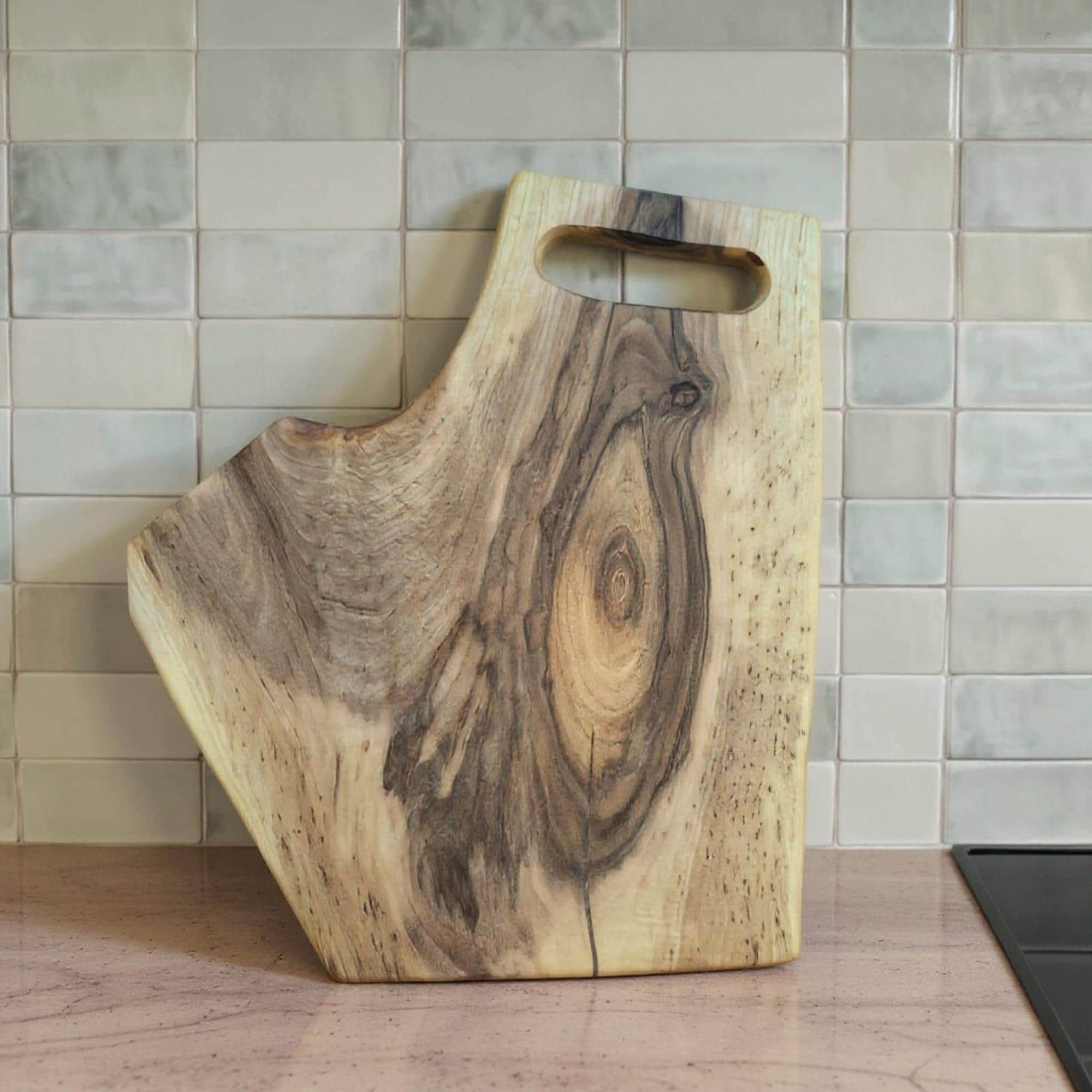 Handmade Pear Wood Cutting Board: Rustic Cheese & Charcuterie Serving Platter