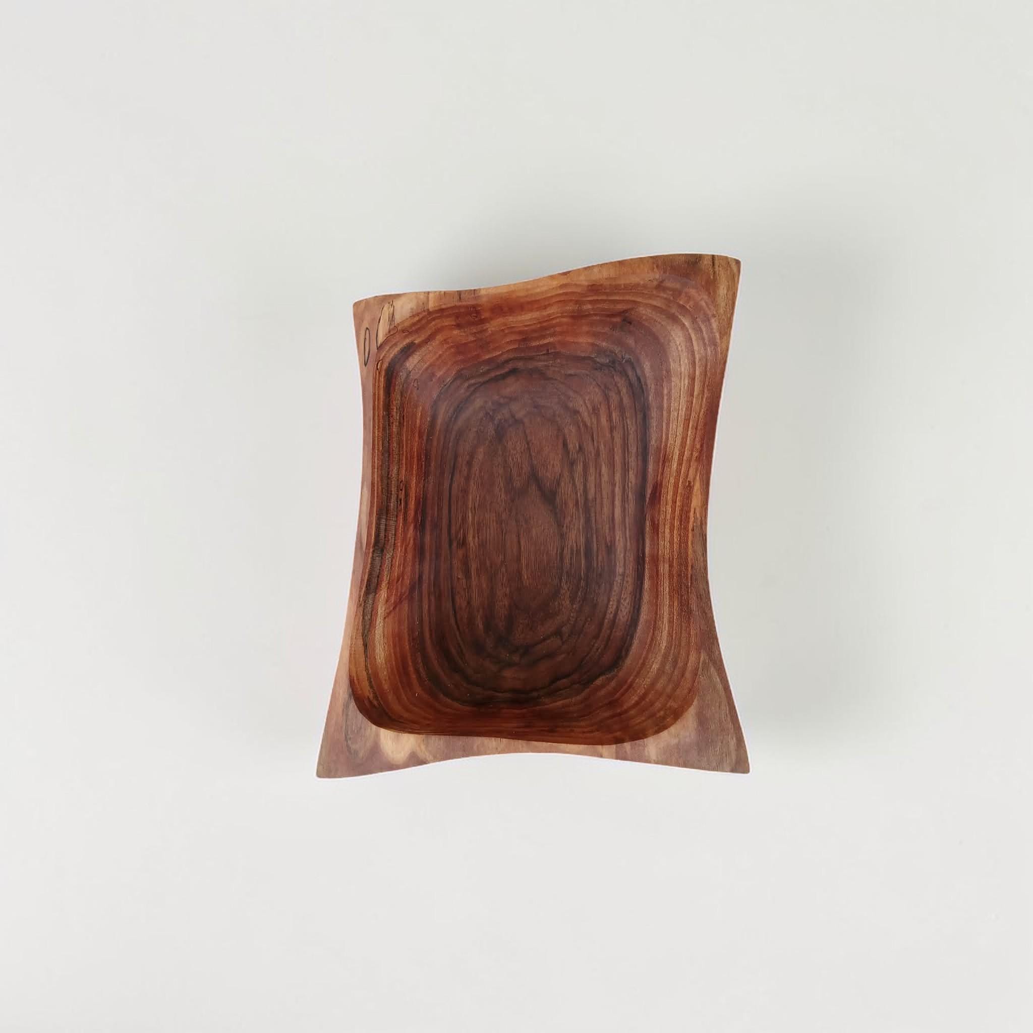 Wooden Bowls, Trinket Dish, Handmade Pear and Olive Wood Bowl — image 6