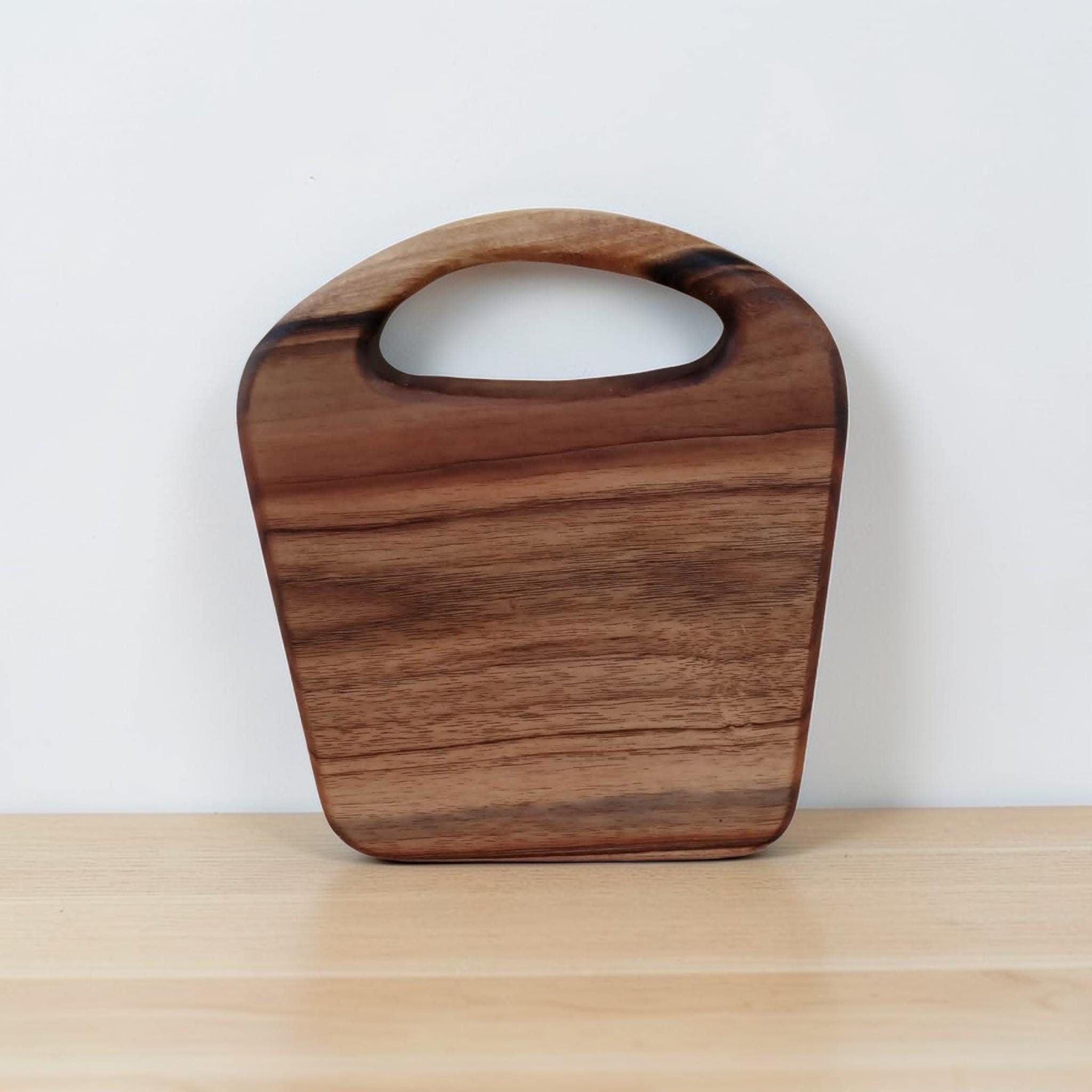Handmade Walnut Wooden Chopping Board: Rustic Cutting Cheese Board — image 2