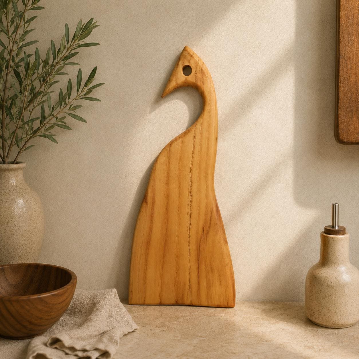 Handmade Pear Wood Cutting Board: Rustic Cheese & Charcuterie Serving Platter — image 8