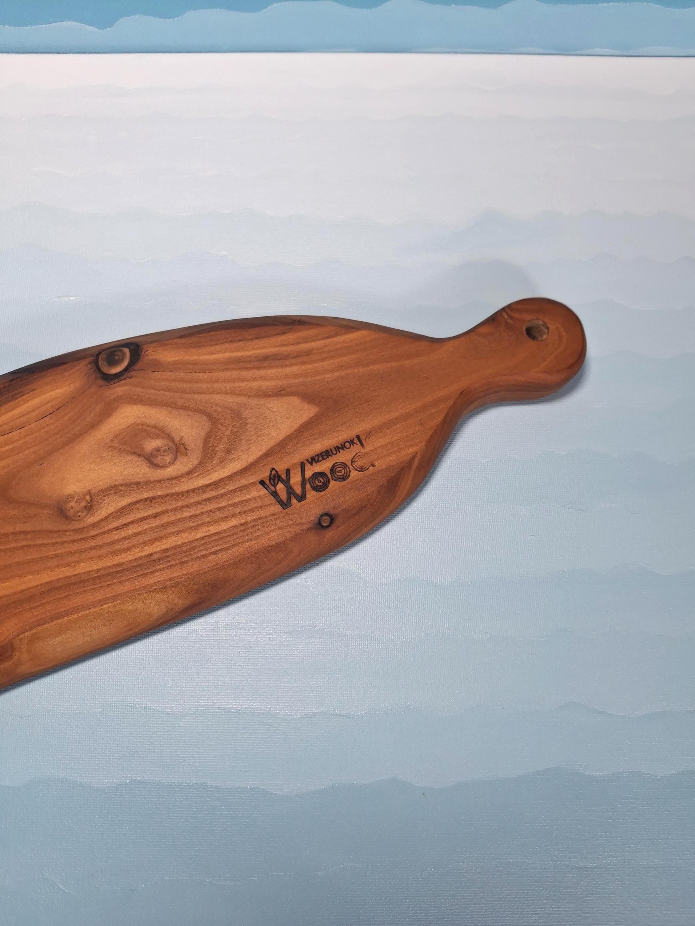 Handmade Wooden Serving Platter: Rustic Tapas Dish, Unique Tableware — image 4