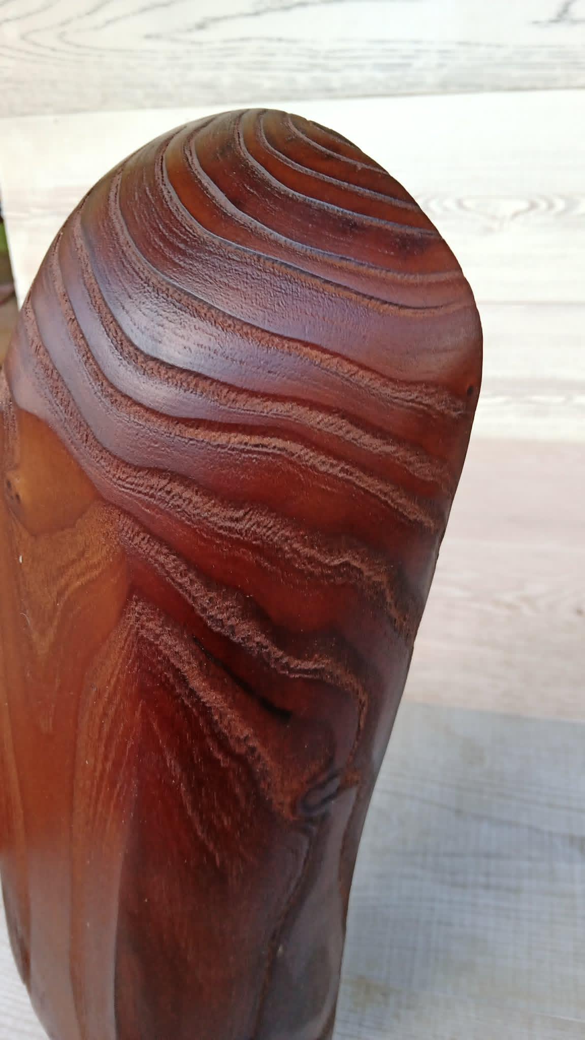 Handmade russian Olive Wood Bowl: Wooden Sculpture, Rustic Decor — image 10