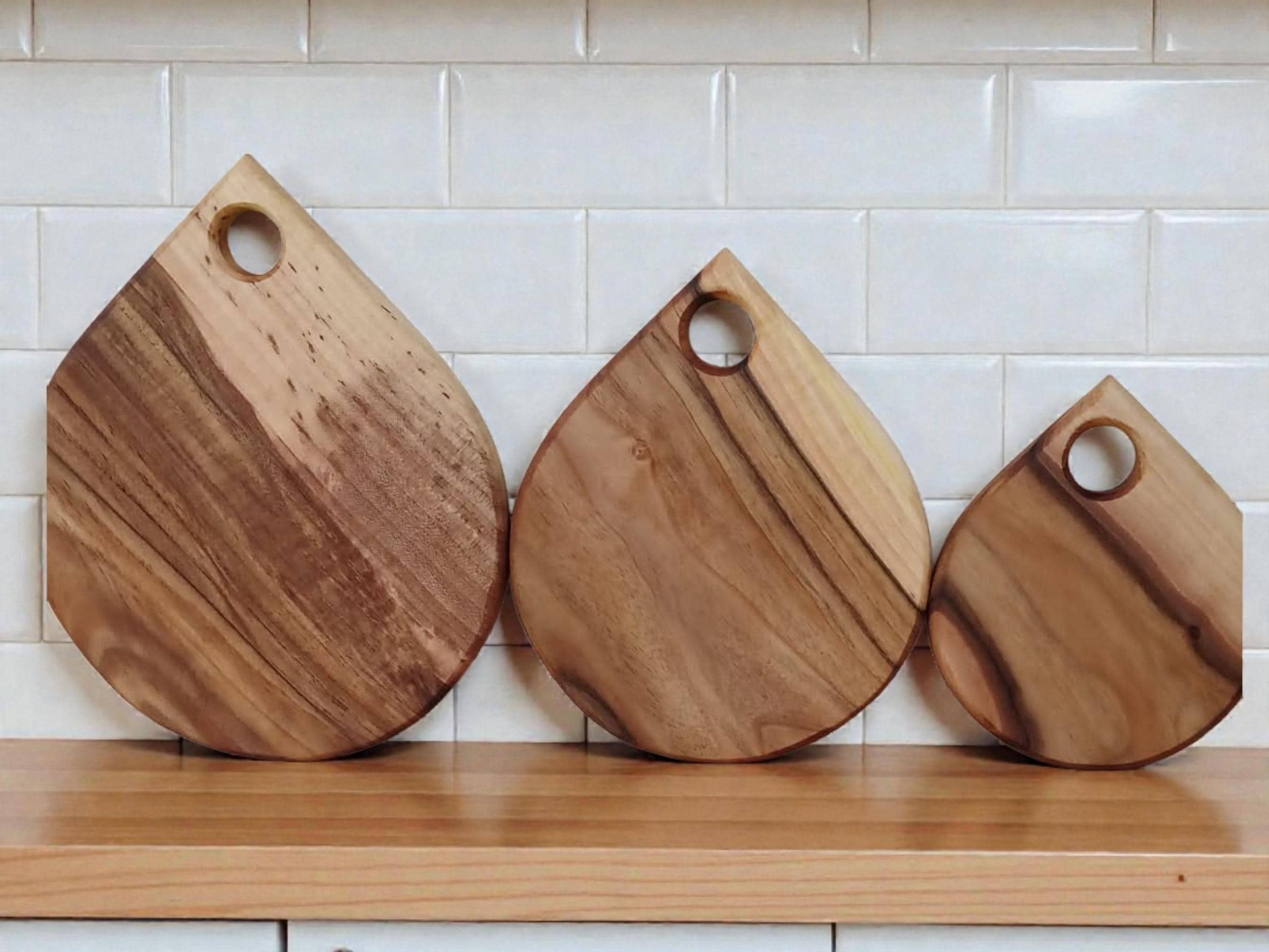 Handmade Sets Walnut Wood Chopping Board: Wooden Cutting Boards — image 5