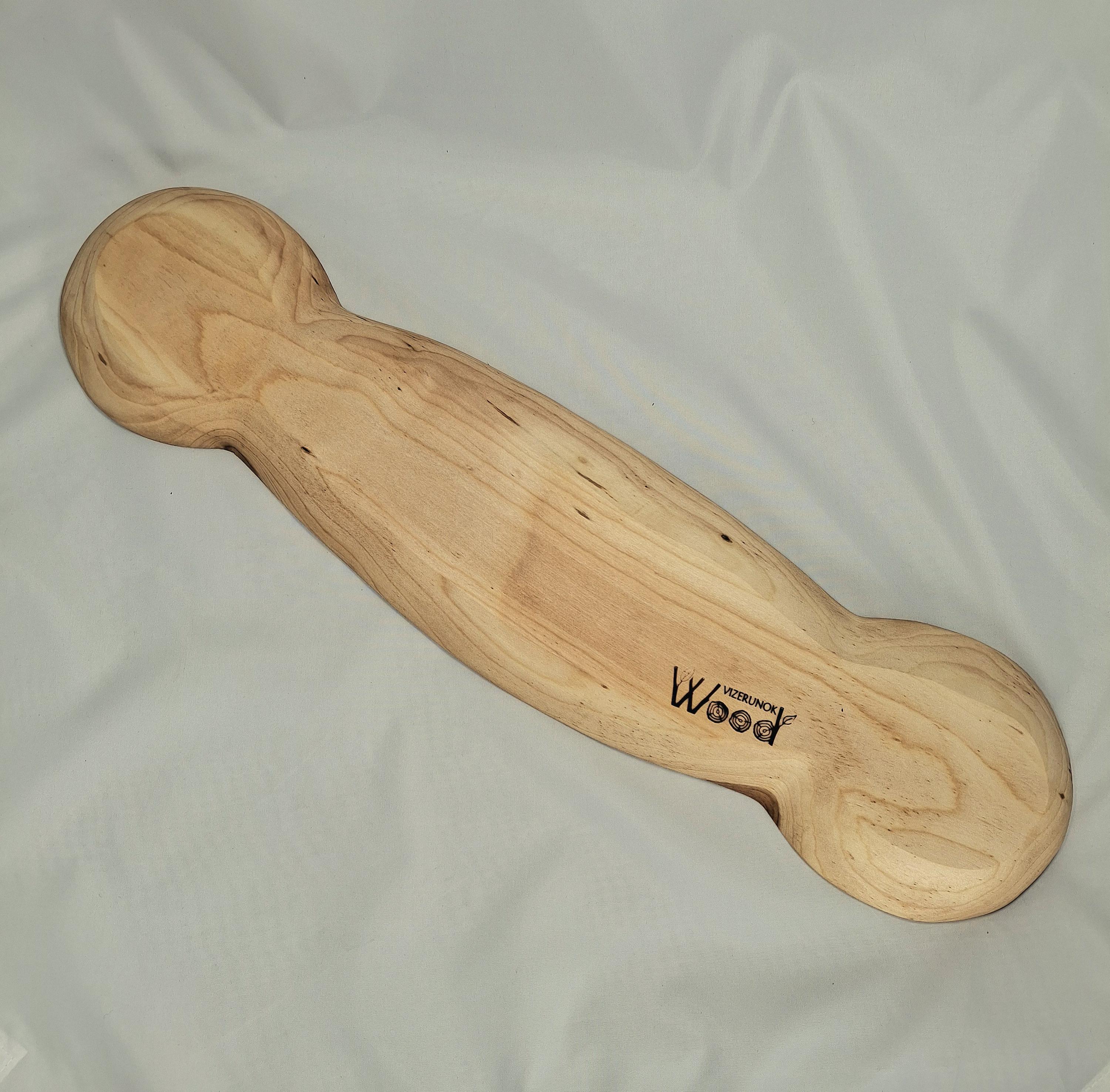 Handmade Cherry Wooden Bowl, Wood Serving Platters, Tapas Dish — image 5
