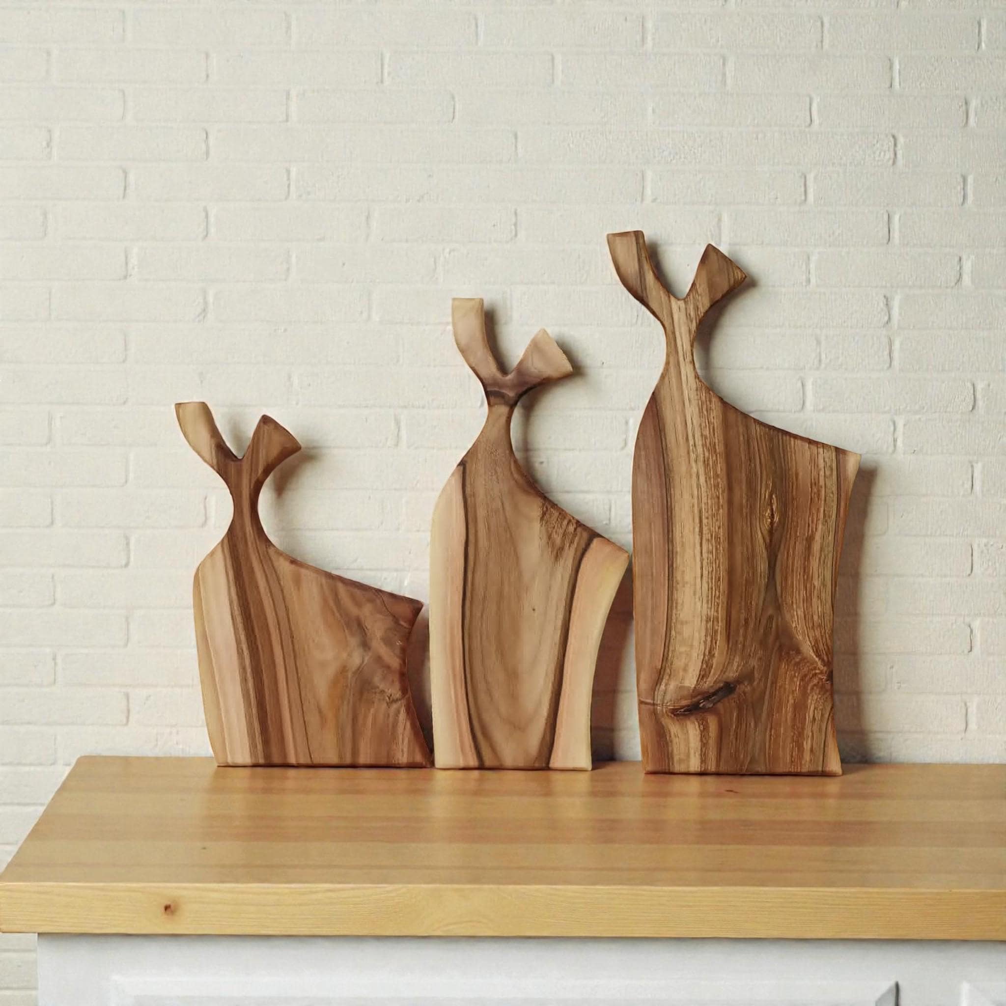 Sets Walnut Wood Chopping Board: Handmade Wooden Cutting Board, Rustic Serving Platter — image 2
