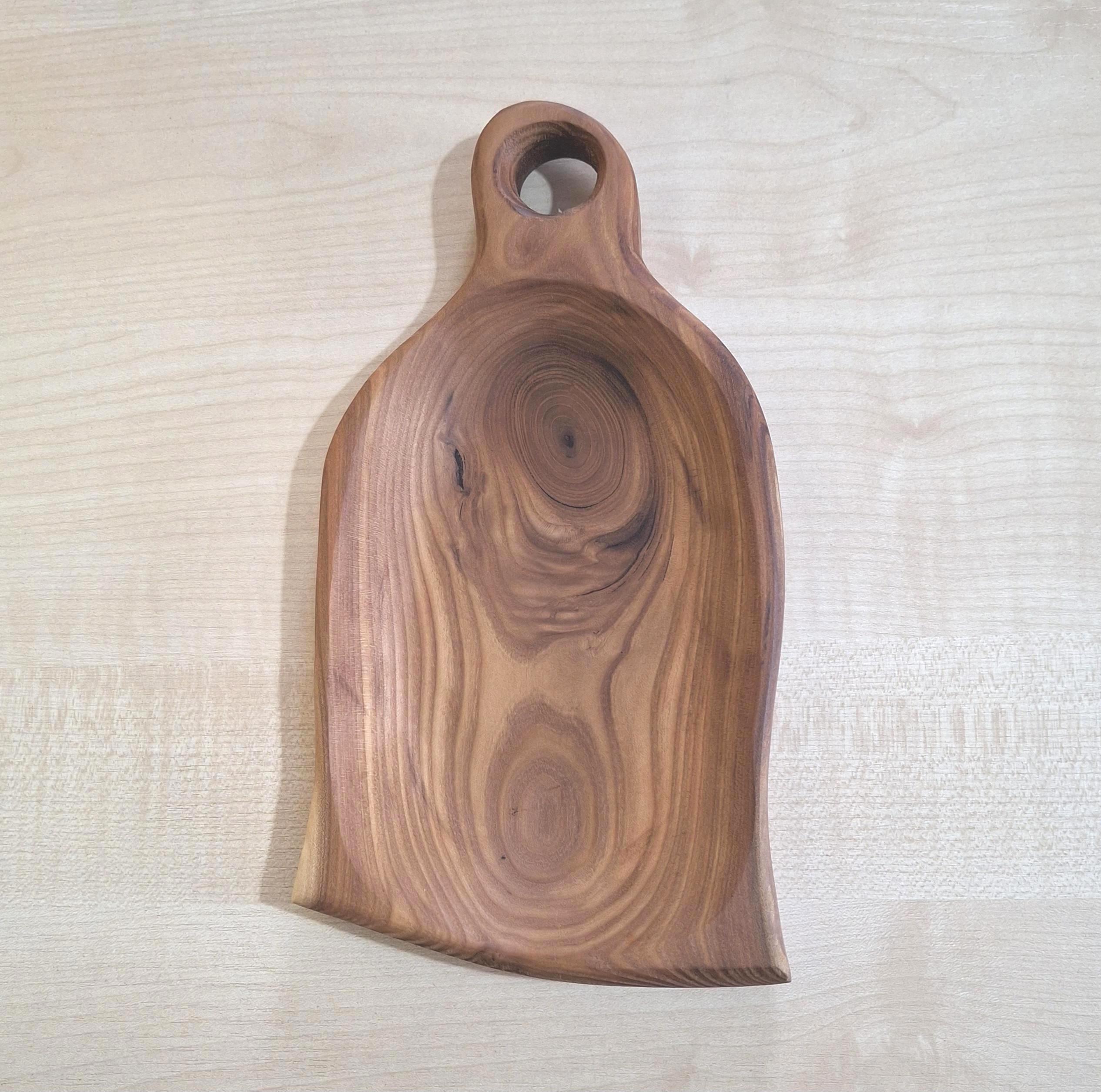 Handmade Russian Olive Wood Bowl, Rustic Serving Platter — image 2
