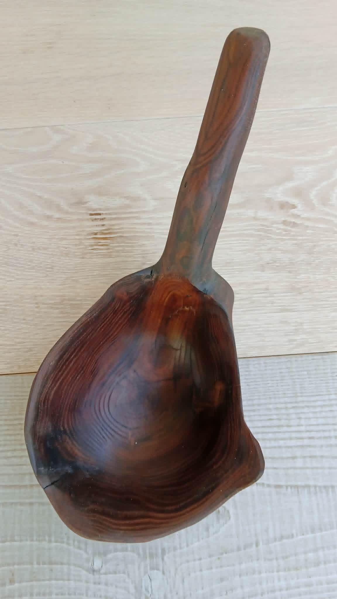Handmade Wooden Bowl from russian Olive, Unique Wooden Tableware, Rustic Style — image 4