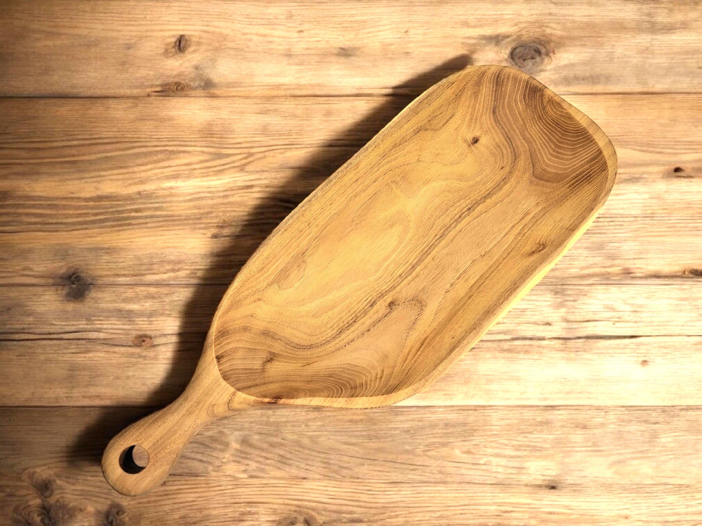Acacia Wood Wooden Bowl: Rustic Tapas Platter, Serving Dish (47x17x5.5 cm) — image 8