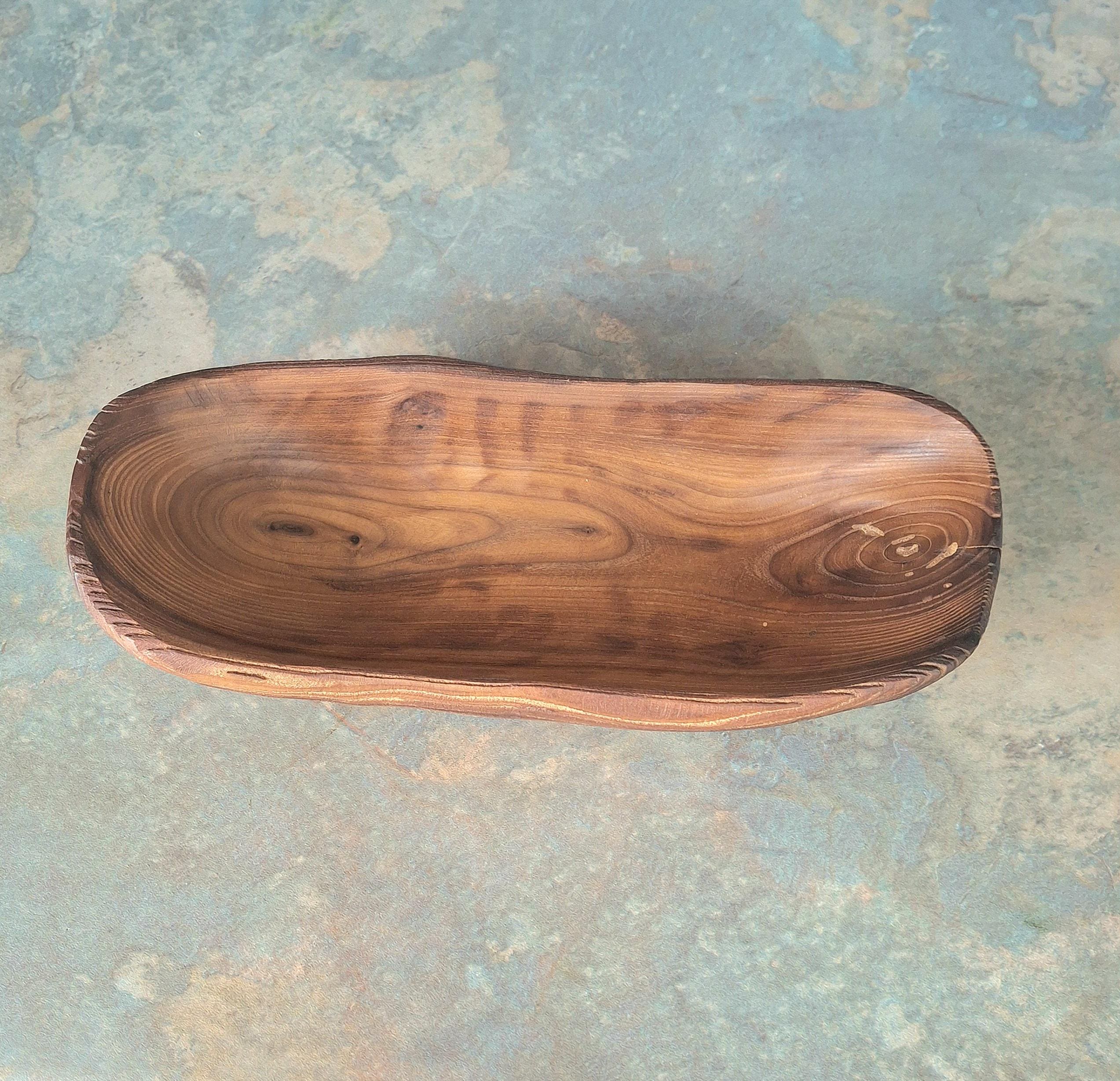 Wooden Bowls from russian Olive, Fruit, Salad, Rustic Bowl, Serving Platter, Handmade Wooden Tableware