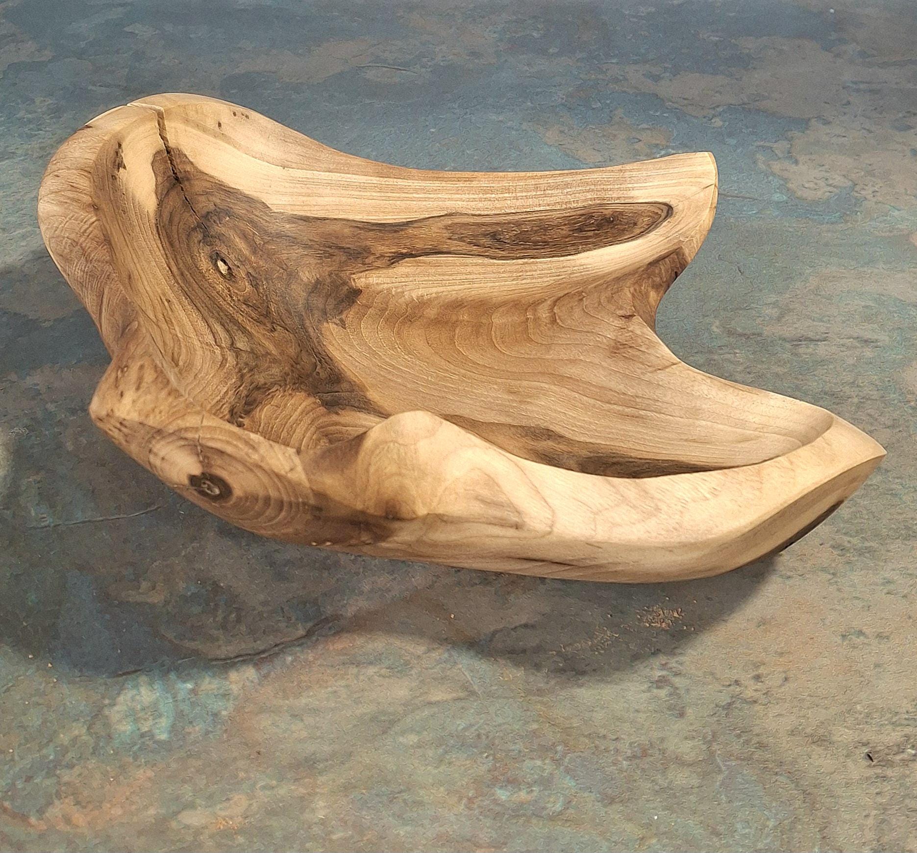 Handmade Rustic Walnut and Maple Bowl: Unique Wooden Serving Bowl — image 8