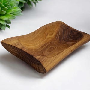 Wooden Bowls from Acacia, Fruit Bowl, Rustic Bowl, Handcrafted Bowl, Salad Bowl, Serving Platter, Handmade Wooden Tableware