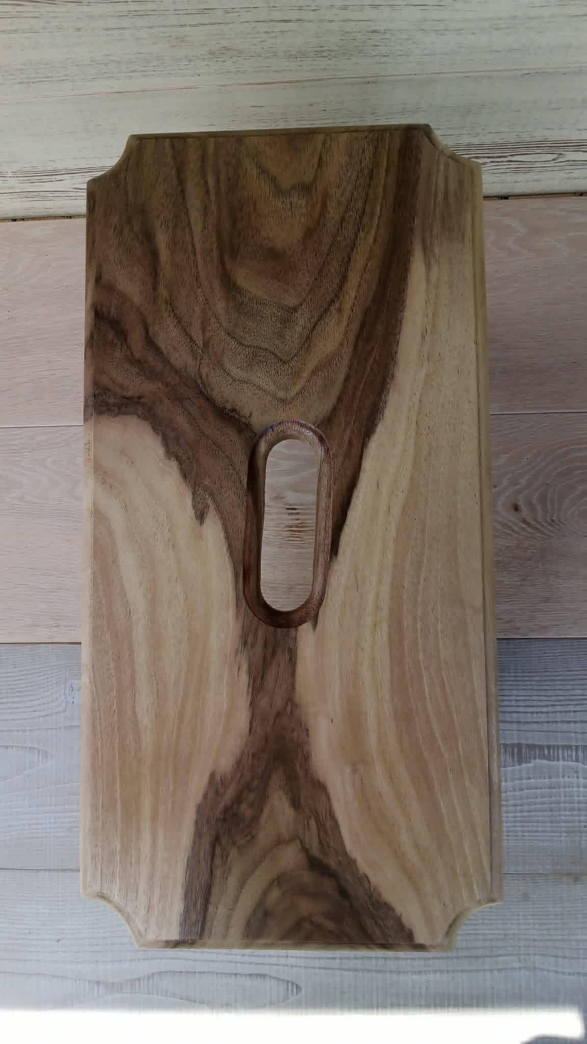 Handmade Walnut Milking Stool: Rustic Step Stool Plant Stand — image 4