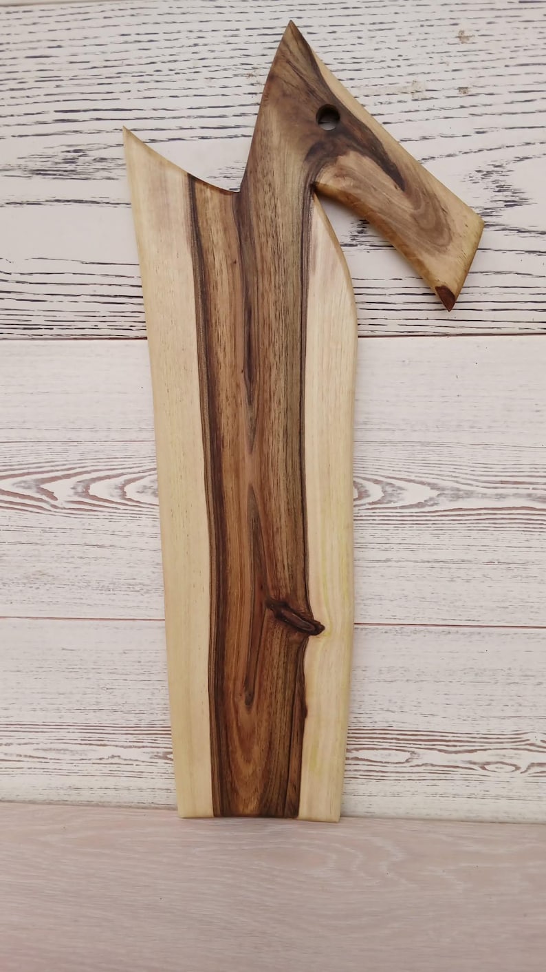 Handmade Wooden Chopping Boards, Rustic Farmhouse Serving Platter image 5