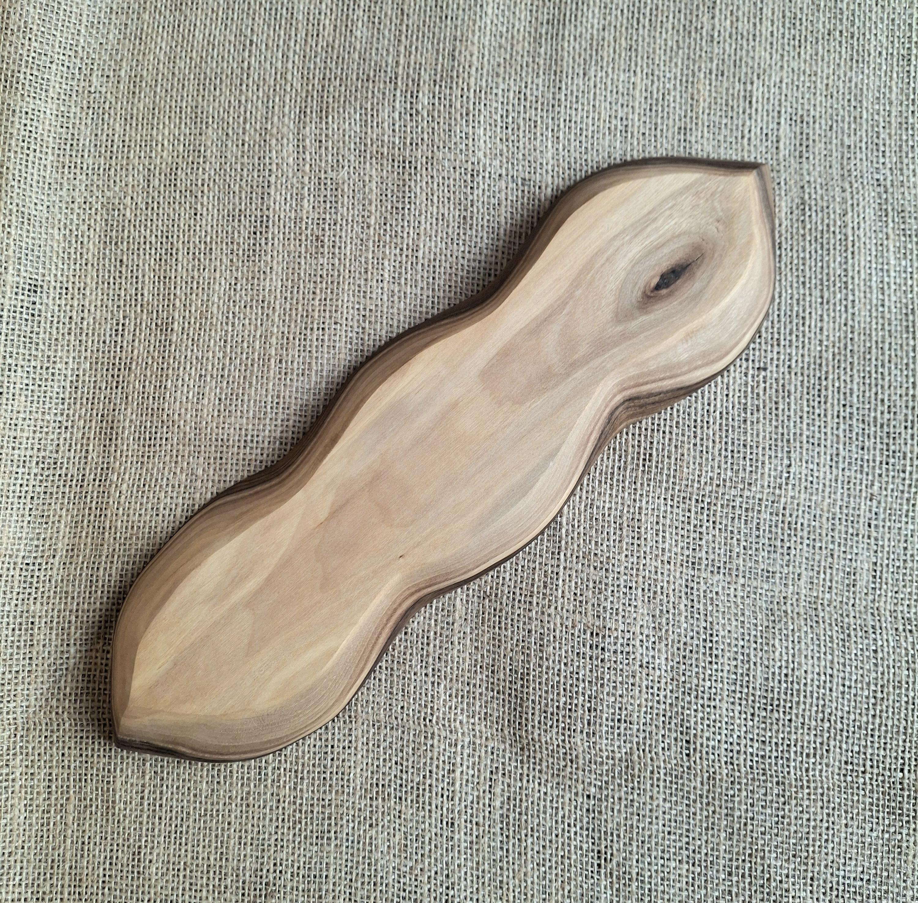 Handmade Wooden Bowls: Rustic Serving Platter, Snack Dish — image 5