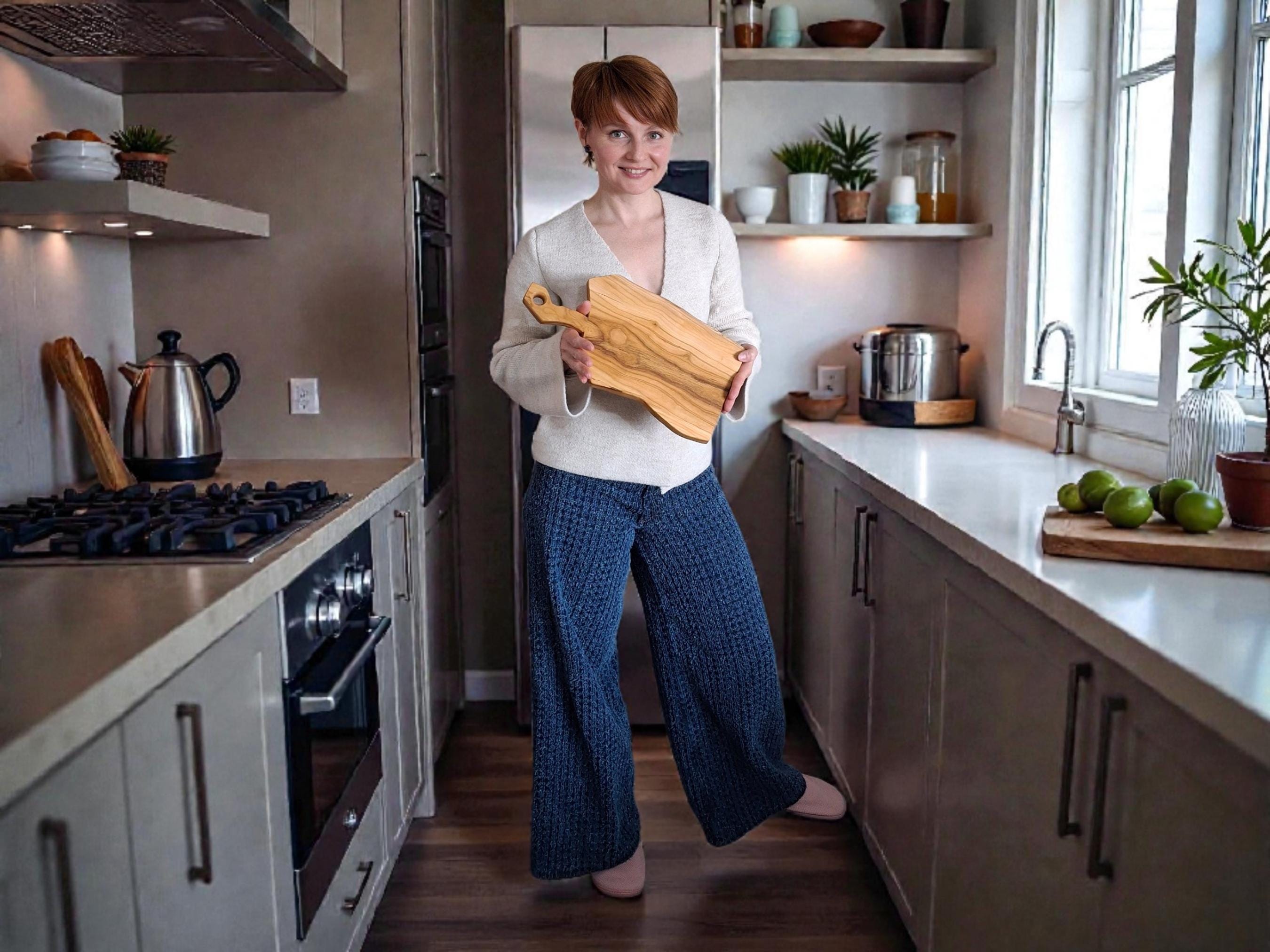 Handmade Chopping Boards: Rustic Cheese & Charcuterie Serving Platter — image 5