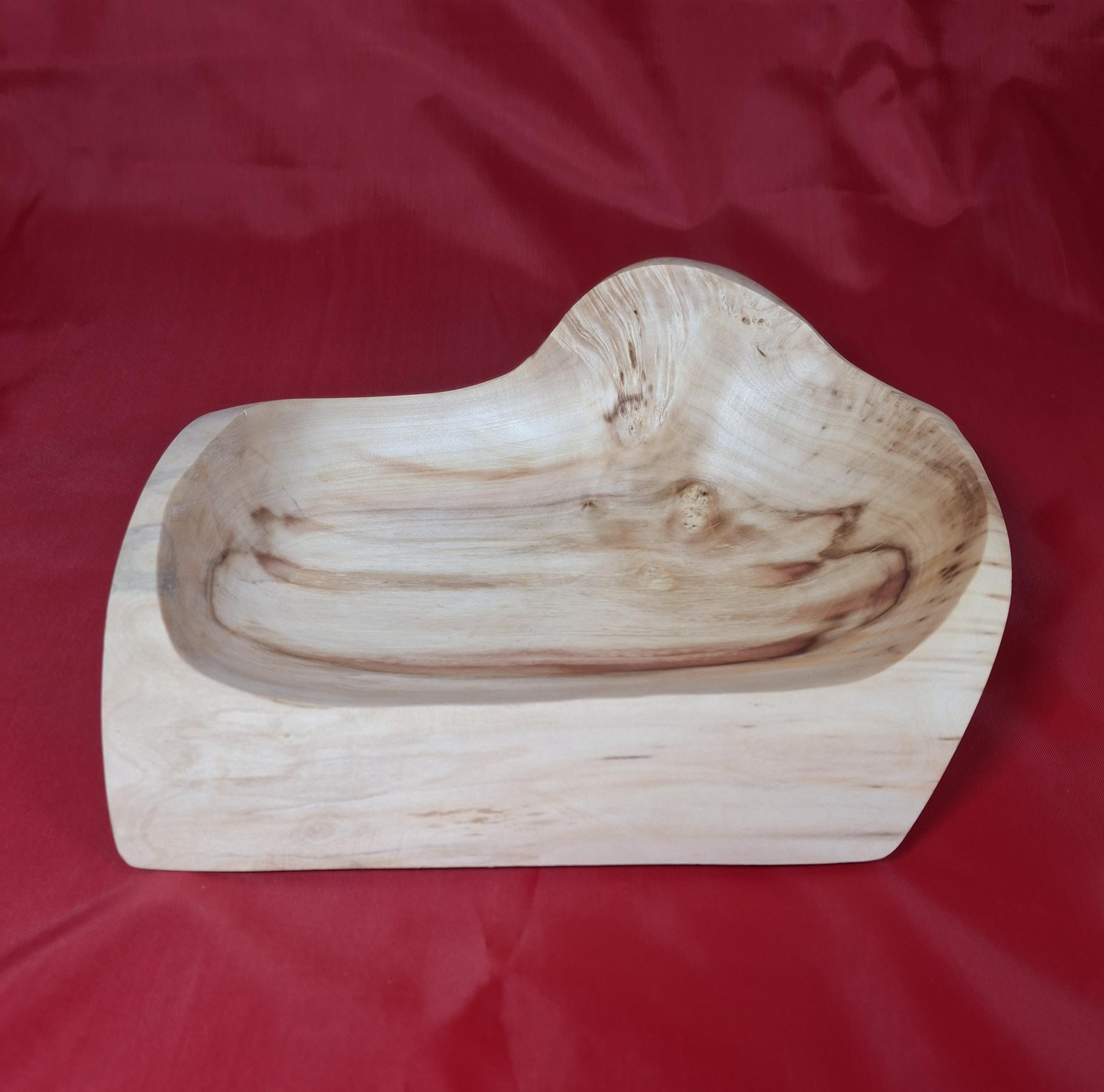 Handmade Burl Maple Bowl: Rustic Wooden Tableware — image 10