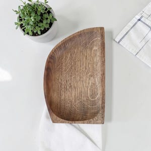 Wooden Bowls, Trinket Dish, Handmade Pear and Olive Wood Bowl image 10