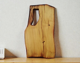Handmade Wooden Chopping Board: Rustic Cutting Cheese Board