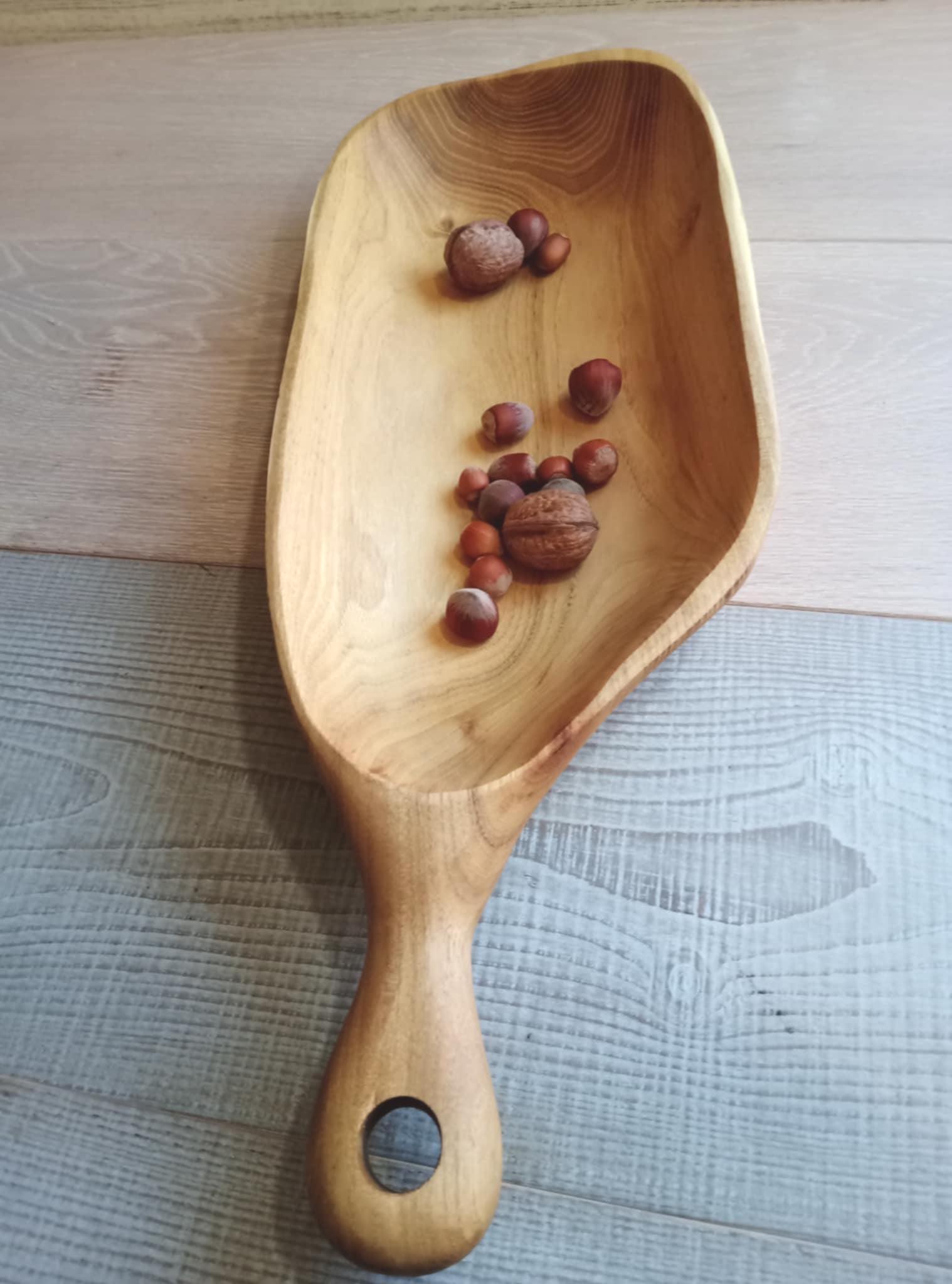 Acacia Wood Wooden Bowl: Rustic Tapas Platter, Serving Dish (47x17x5.5 cm) — image 4