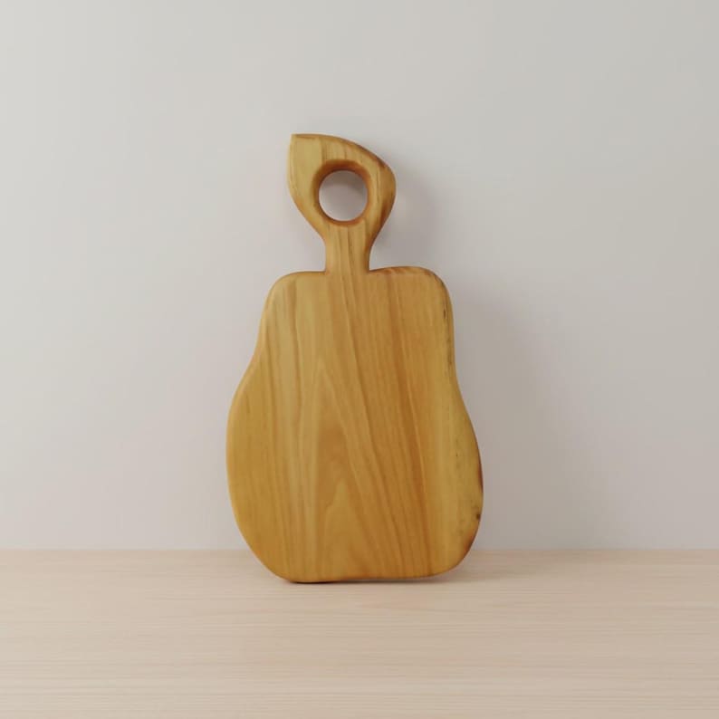 Handcrafted Cutting Board: Mulberry & Apple Wood Chopping Charcuterie Cheese Serving Platter Mulberry 25 × 15 cm