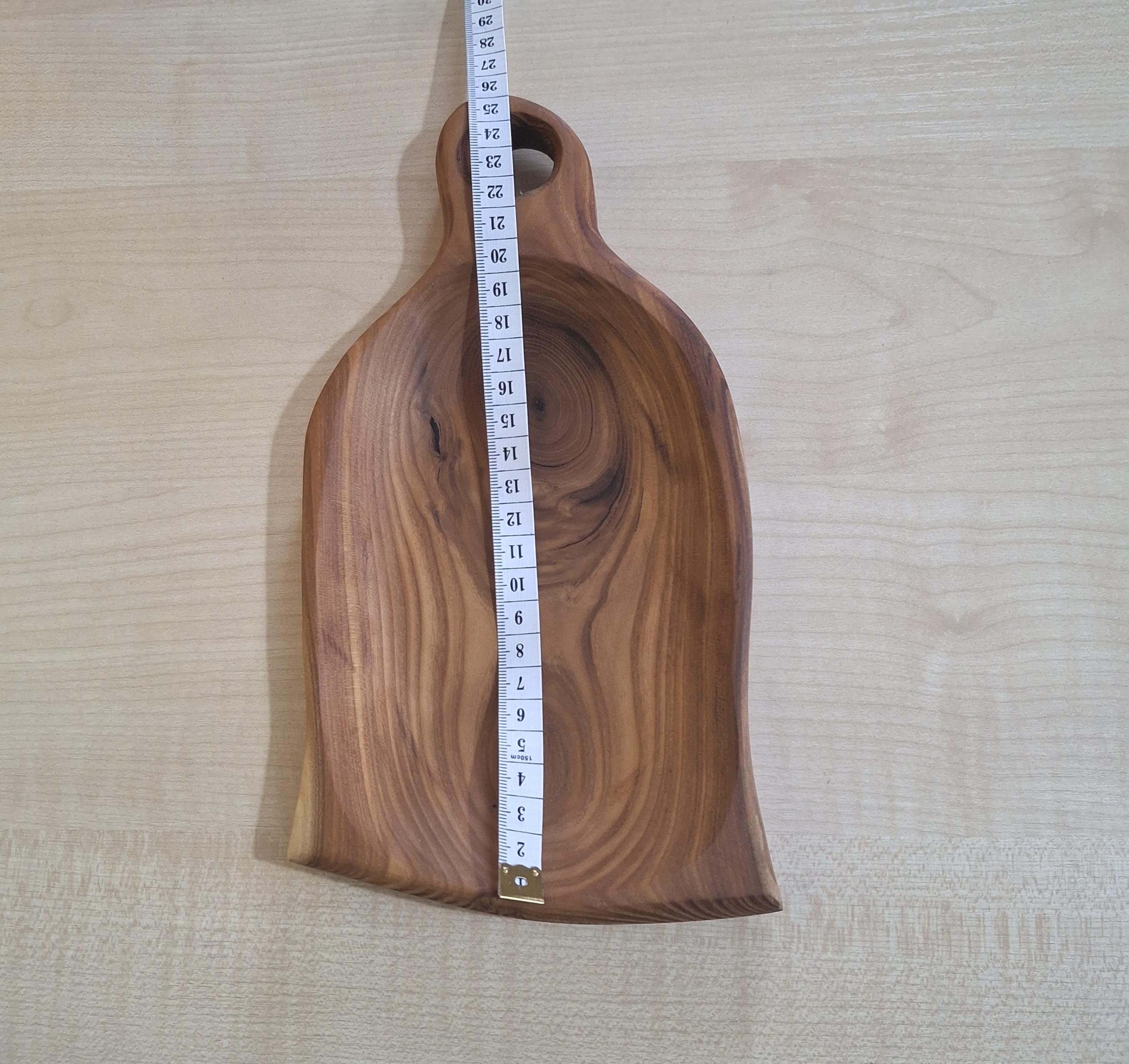 Handmade Russian Olive Wood Bowl, Rustic Serving Platter — image 5