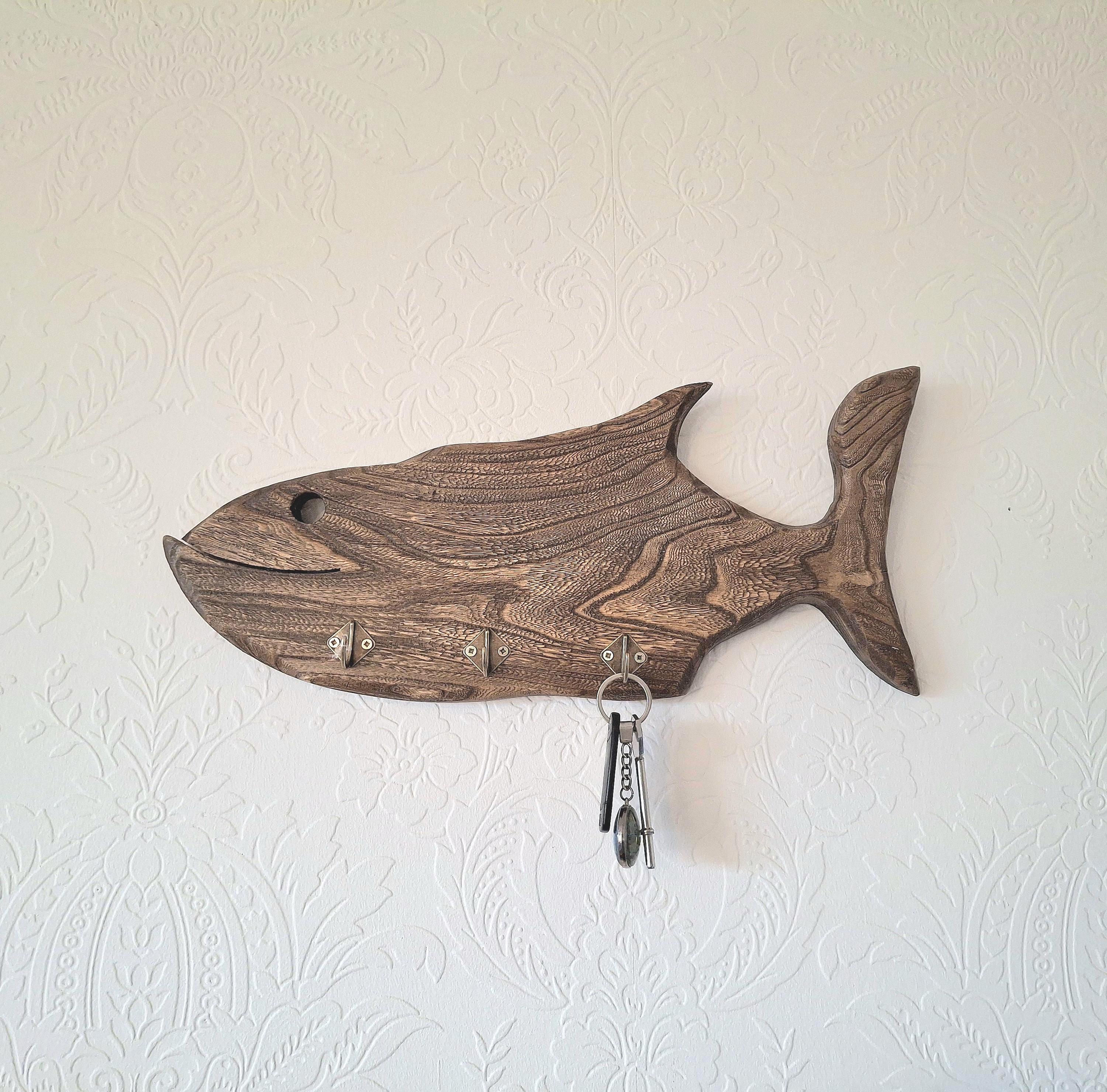 Handcrafted Elm Coat Rack: Rustic Farmhouse Wall Hanger