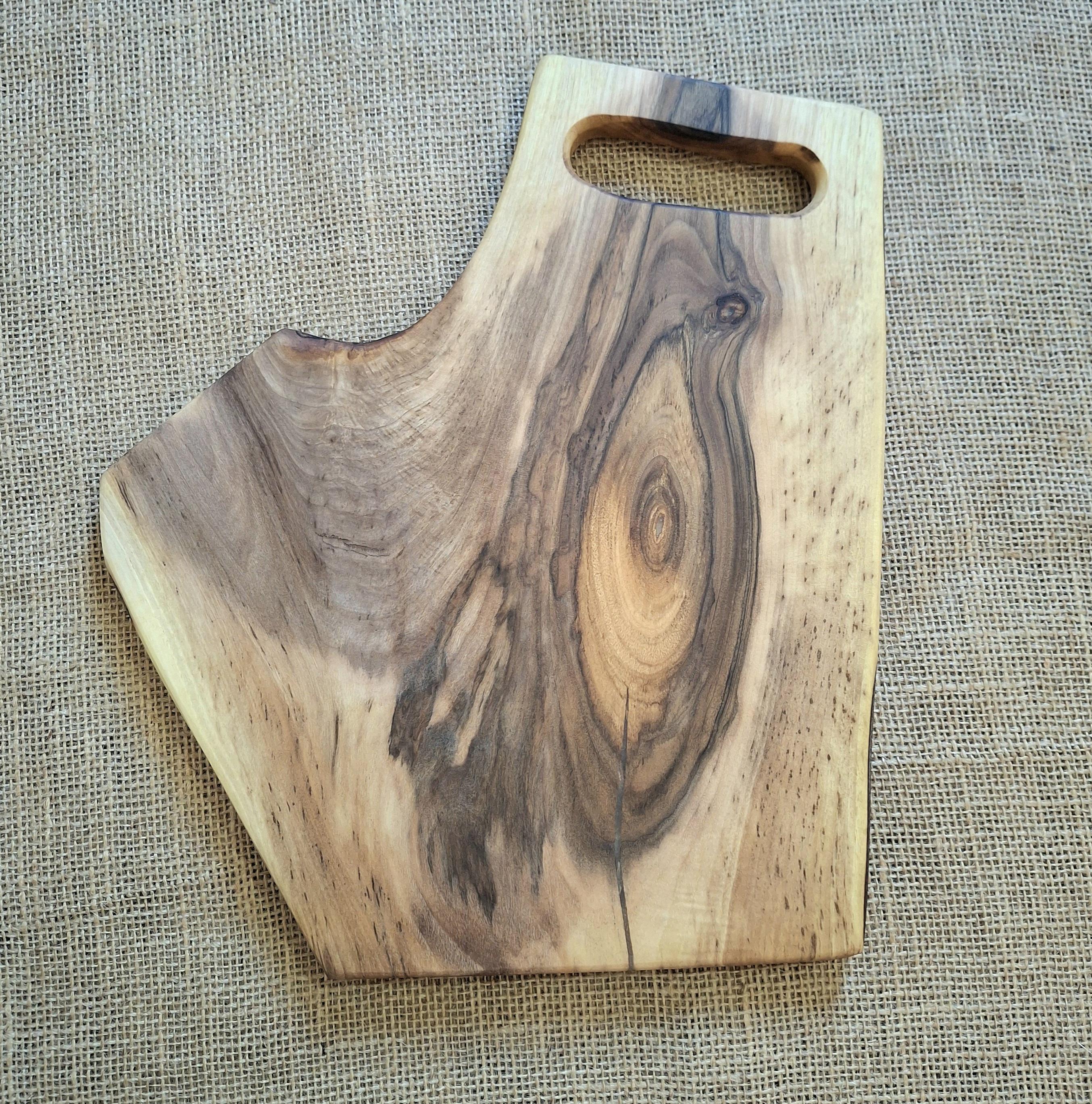 Handmade Pear Wood Cutting Board: Rustic Cheese & Charcuterie Serving Platter — image 8