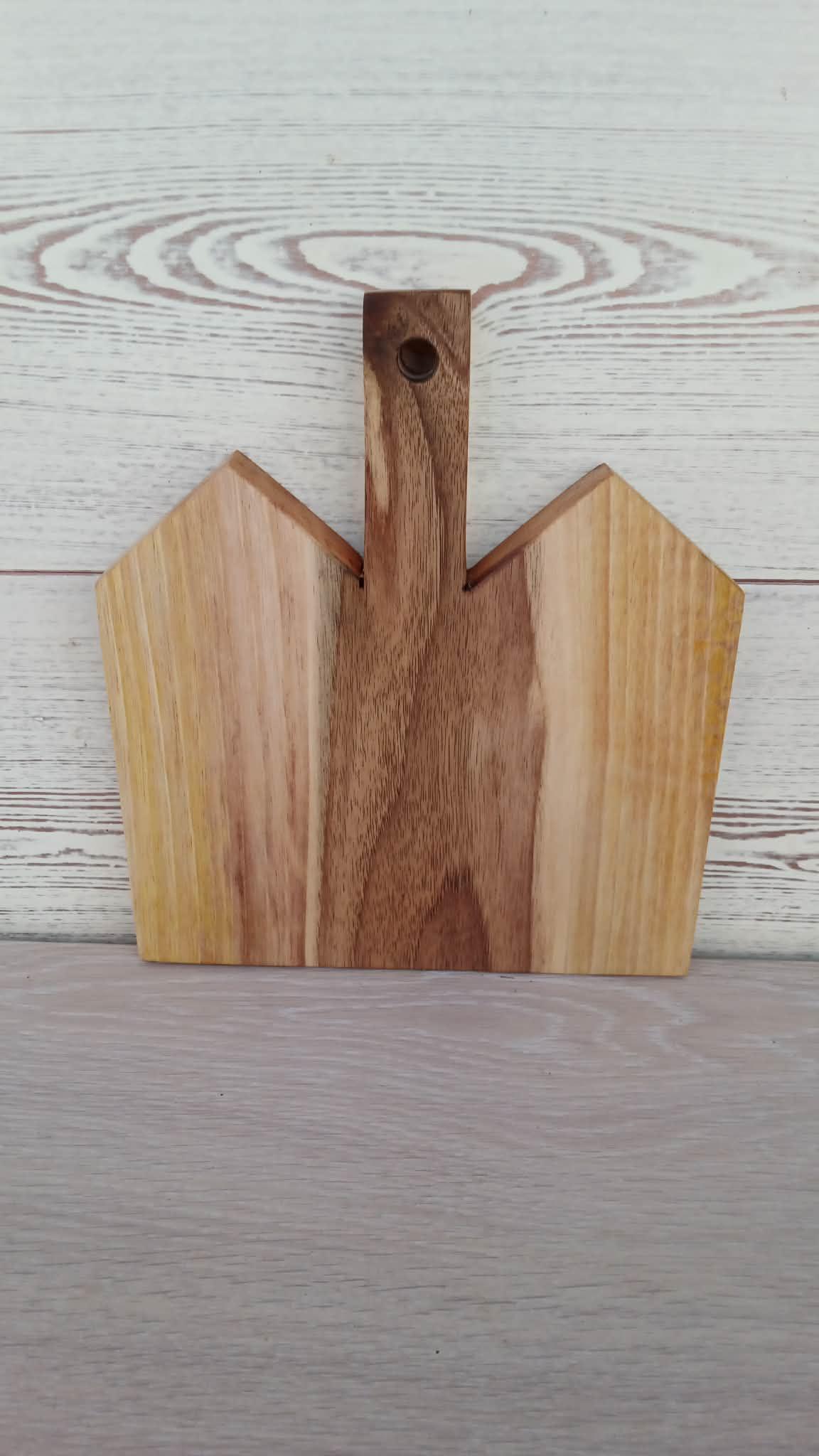 Handmade Walnut Wooden Chopping Board: Rustic Cutting Cheese Board — image 7