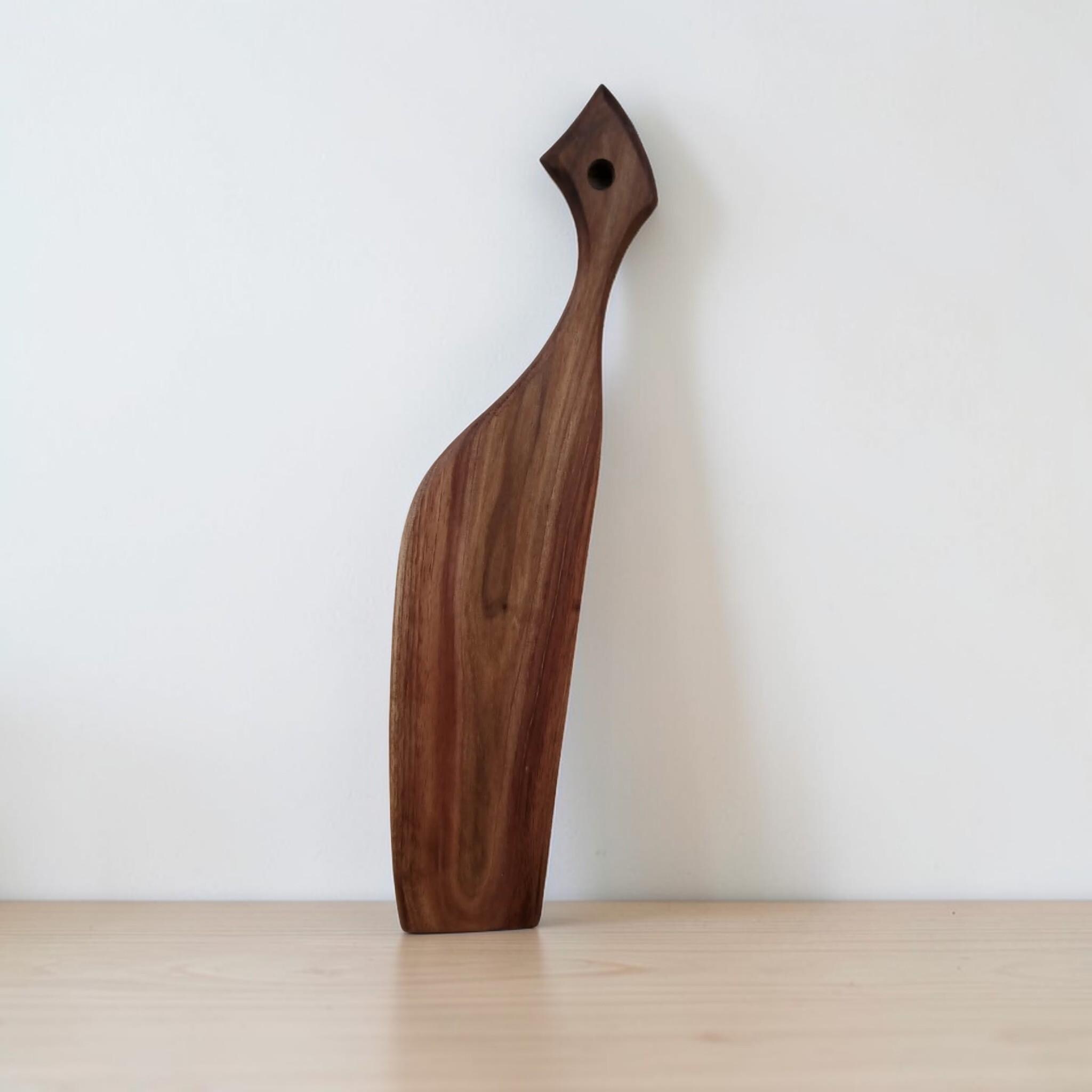 Handmade Walnut Wooden Chopping Board: Rustic Cutting Cheese Board — image 8