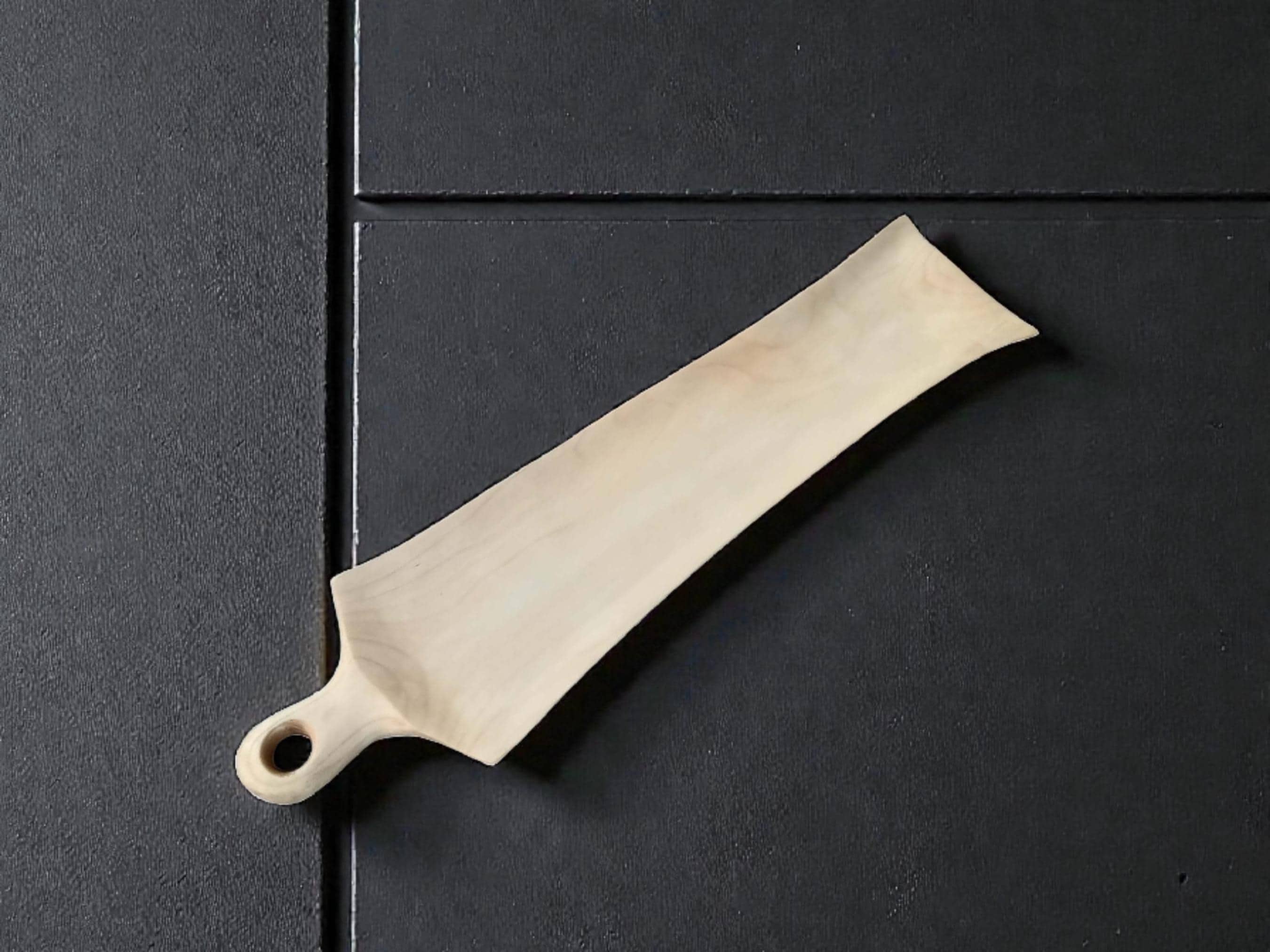 Handmade Wood Bread Serving Board | Baguette Cutting & Serving Trey from Walnut, Maple