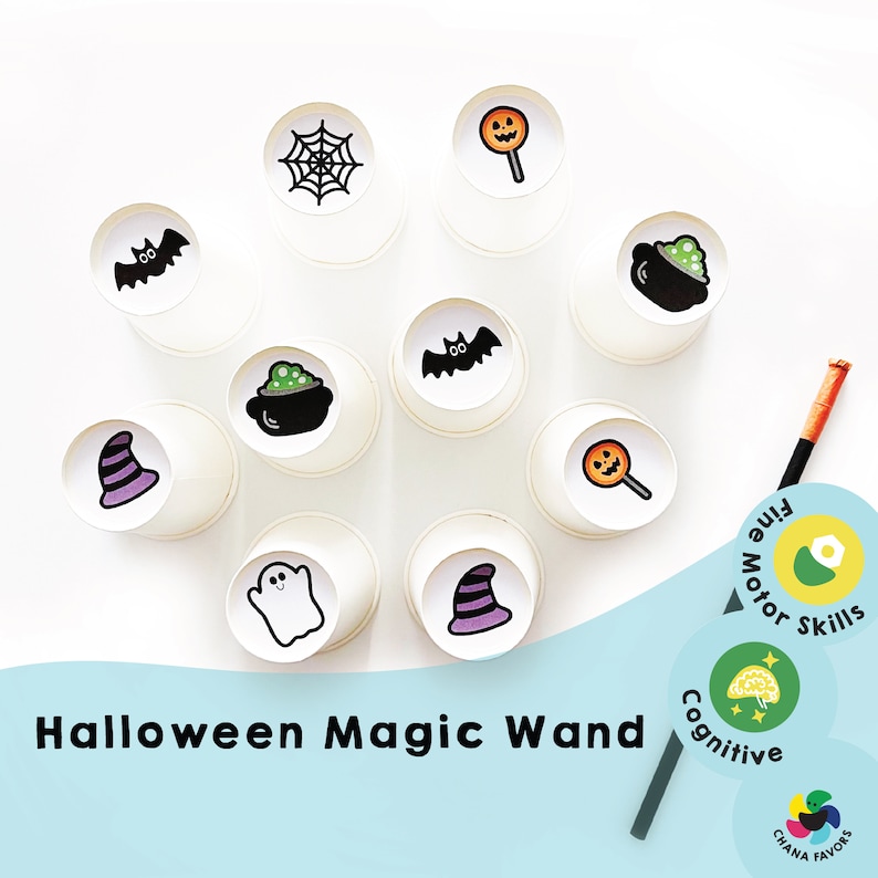 Halloween Magic Wand Printable Halloween Party Games for Kids to ...