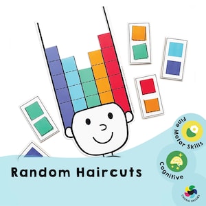 Scissor Skills Activity: Random Haircuts Printable (PDF Download)