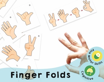 Finger Falten zum Ausdrucken: Feinmotorik Aktivität (PDF Download)