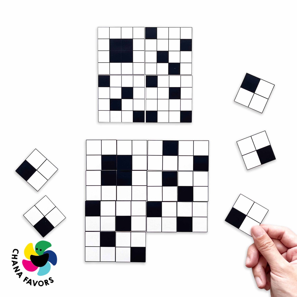 Square Block Puzzle: Cognitive Skills Game (printable PDF) - Etsy