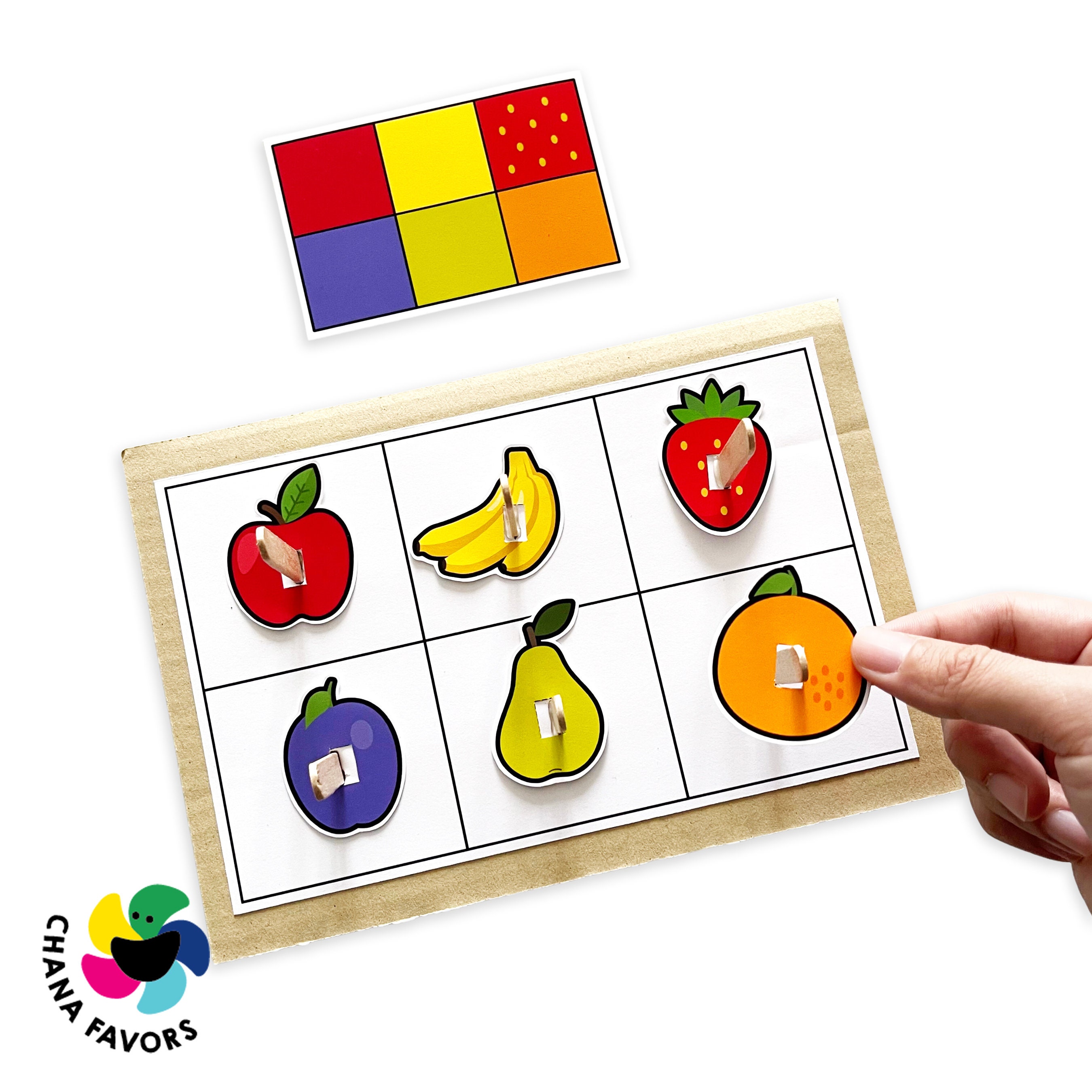 Fruit Color Matching printable Preschool Resources to Help Etsy