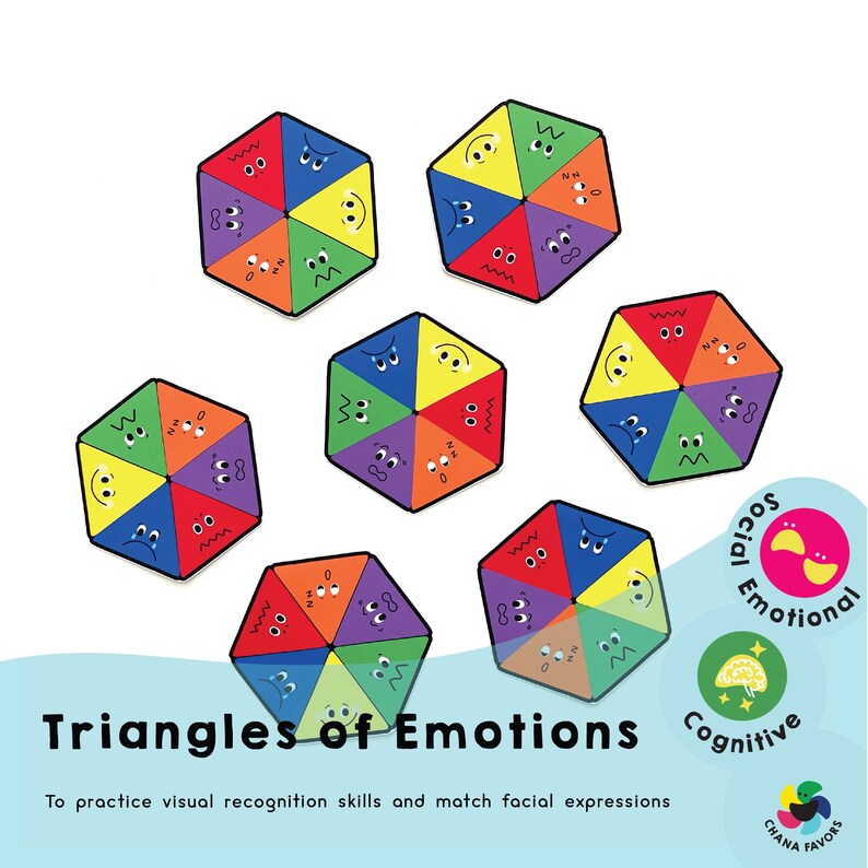 Triangles of Emotions Printable PDF Preschool Activities to Practice