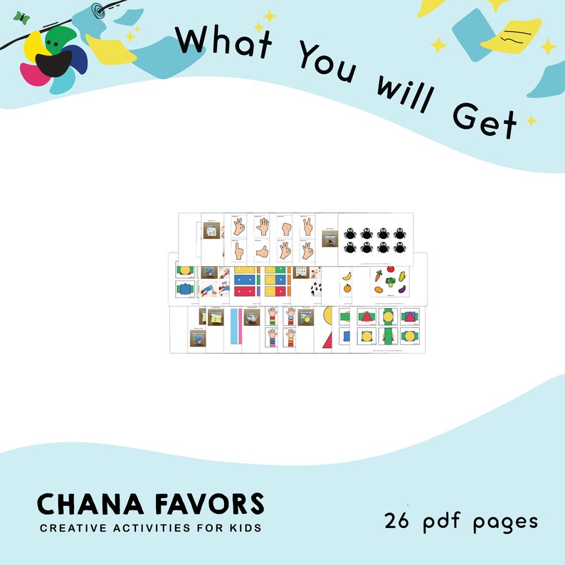 Buy 7 Grabandgo Games Printable PDF Portable Learning Kit, Skill