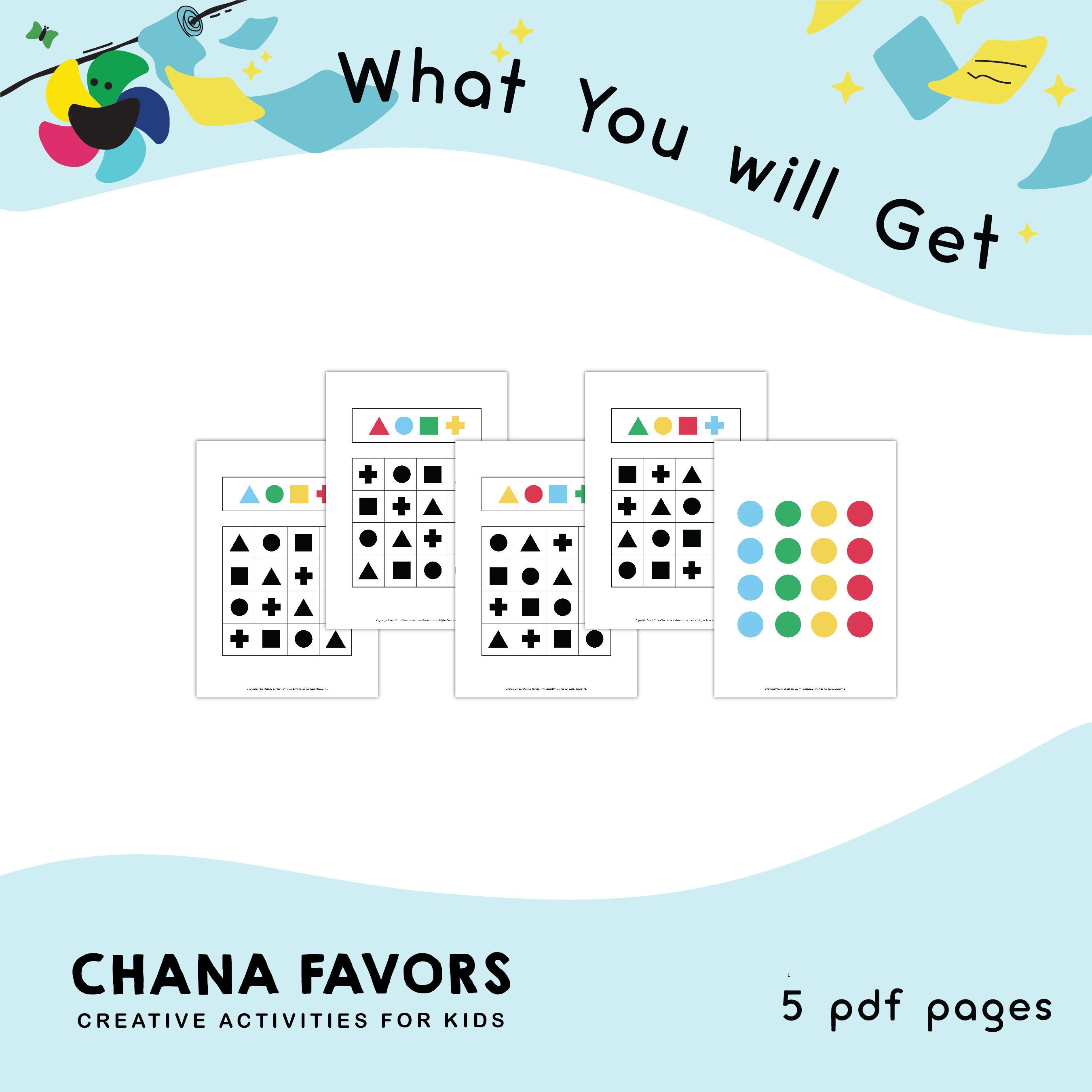 Shape Color Decode Printable: Fun Educational Game Enhances - Etsy