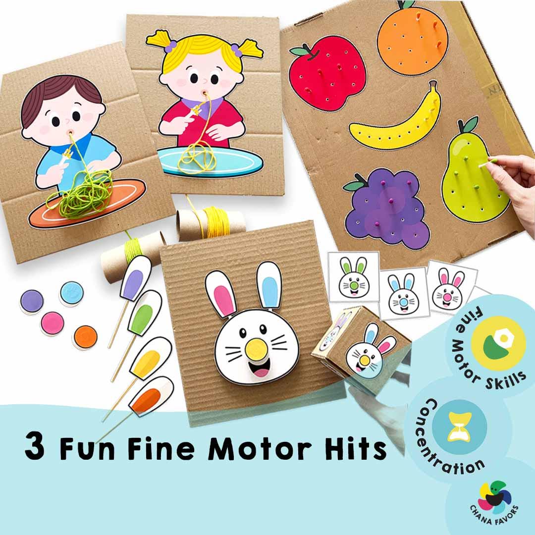Fine Motor Skills Games: Kids Learning Bundle (PDF Download)