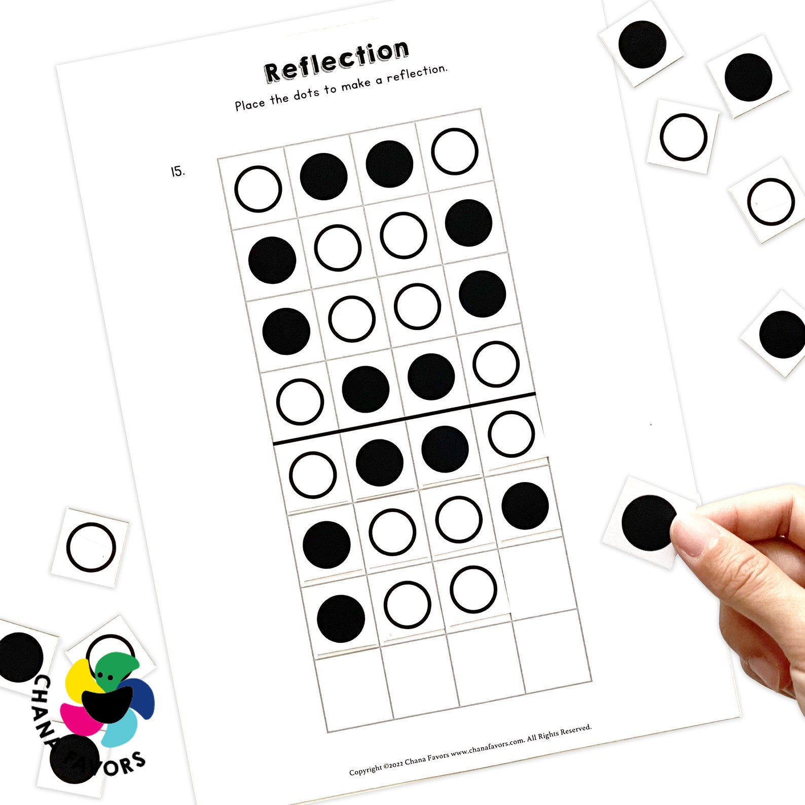 Reflection Task Visual Reflection Brain Game: Mirror Image Visual Puzzle (PDF Download) - Etsy