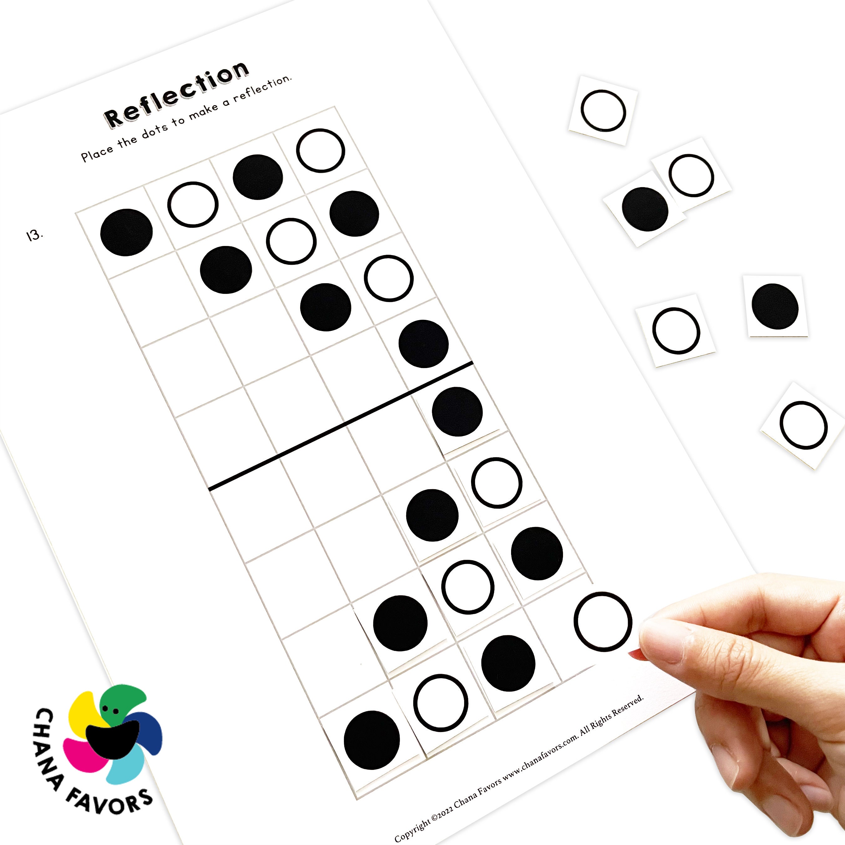 Reflection Brain Game: Mirror Image Visual Puzzle (PDF Download) - Etsy