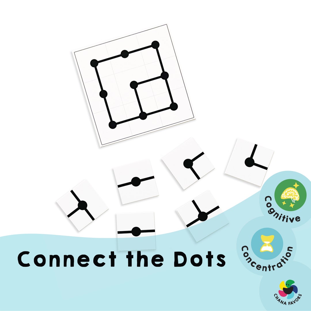 Connect the Dots Puzzle: Brain Training Activity (printable PDF) - Etsy